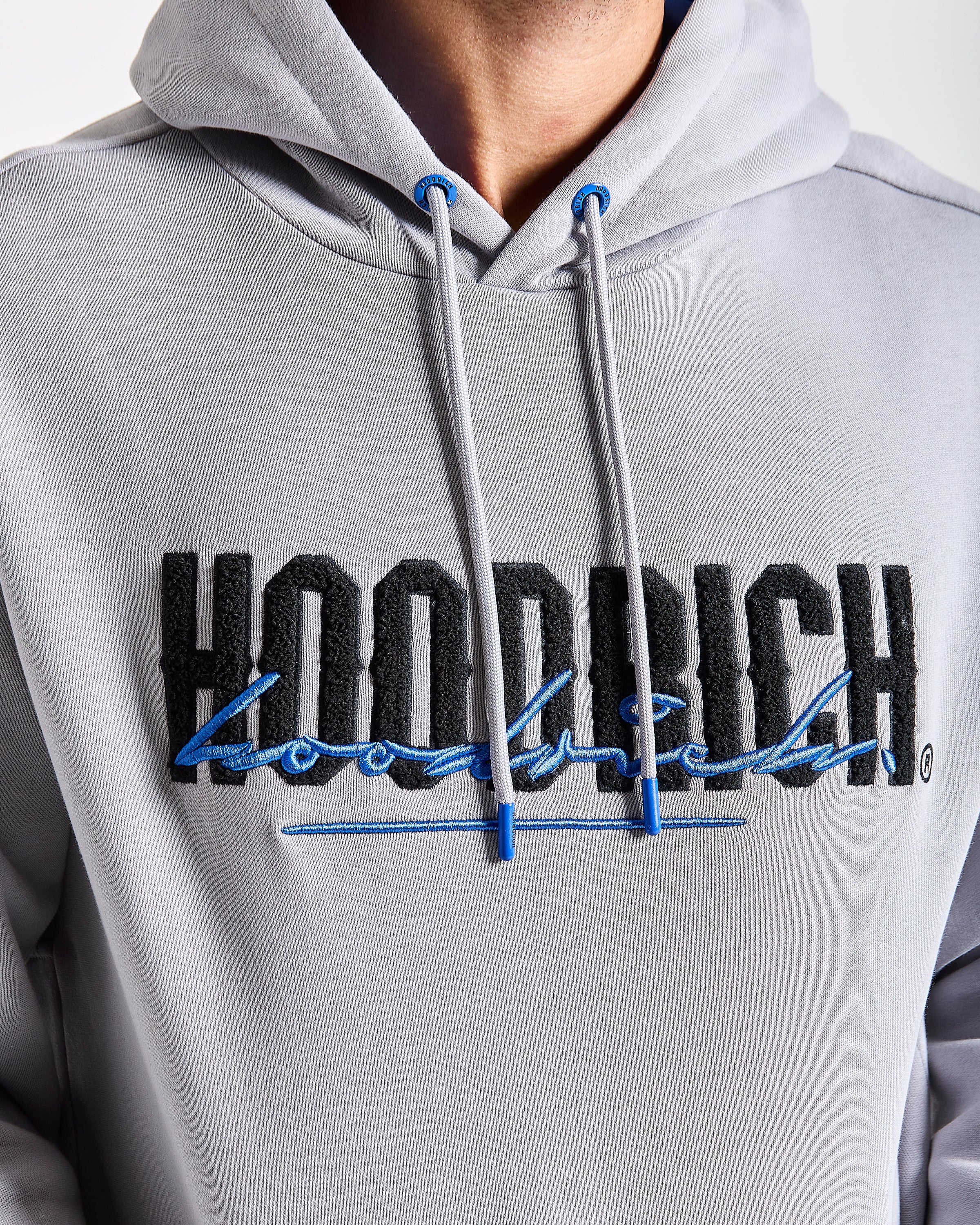 Blend Hoodie - Grey/Black/Blue - Image 10