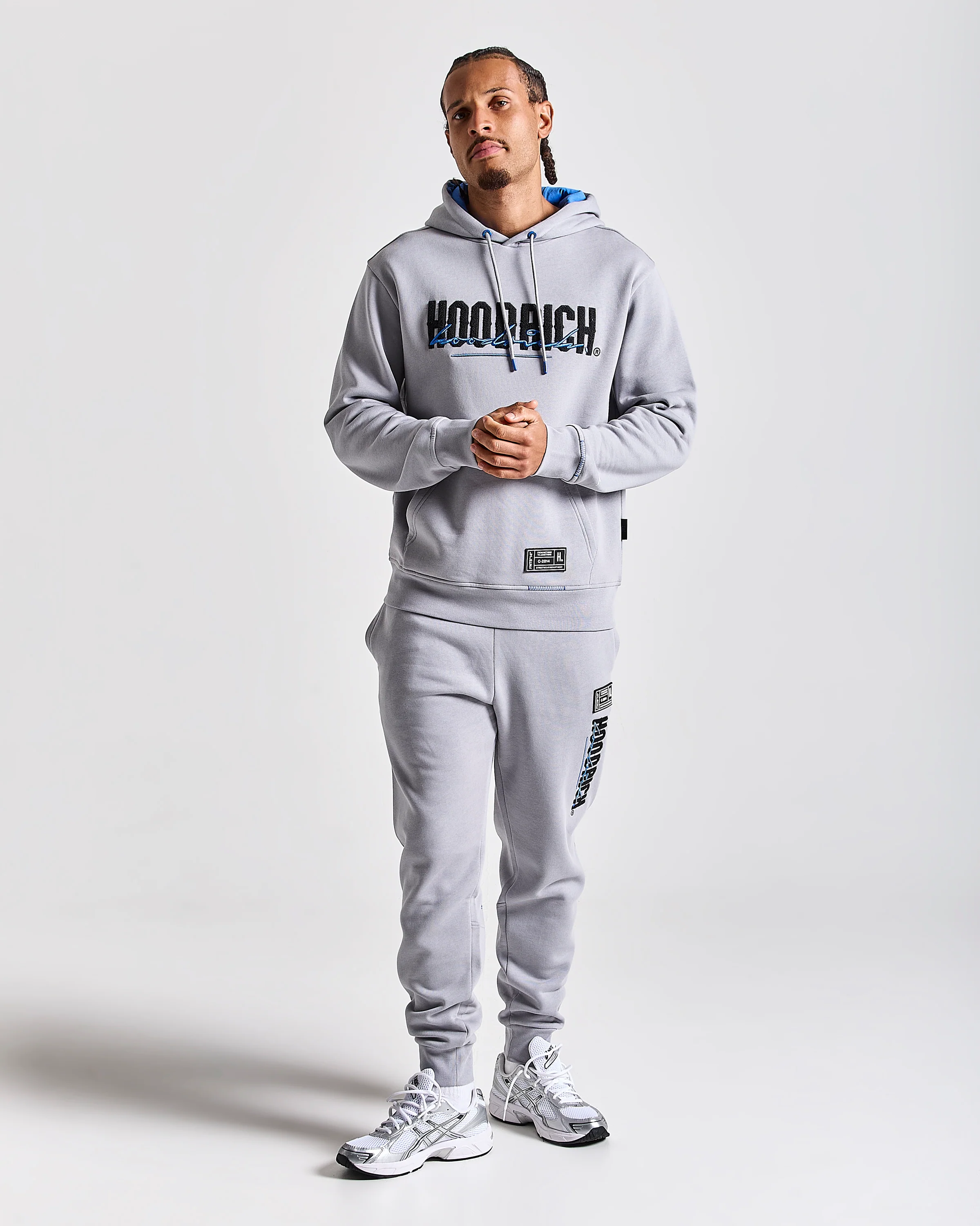 Blend Hoodie - Grey/Black/Blue - Image 6