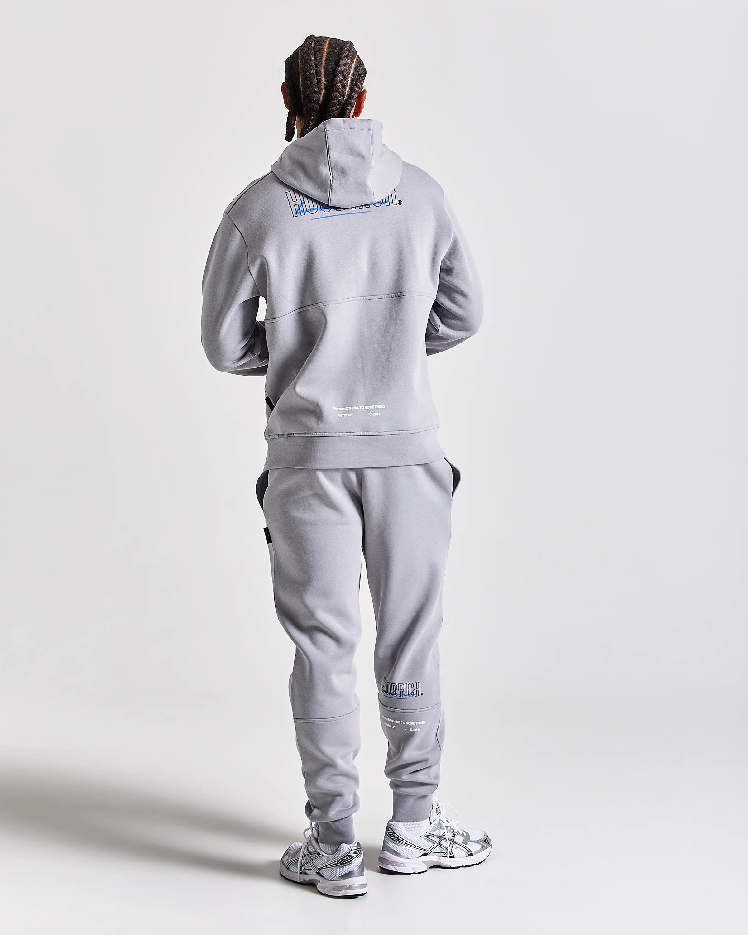 Blend Hoodie - Grey/Black/Blue - Image 7