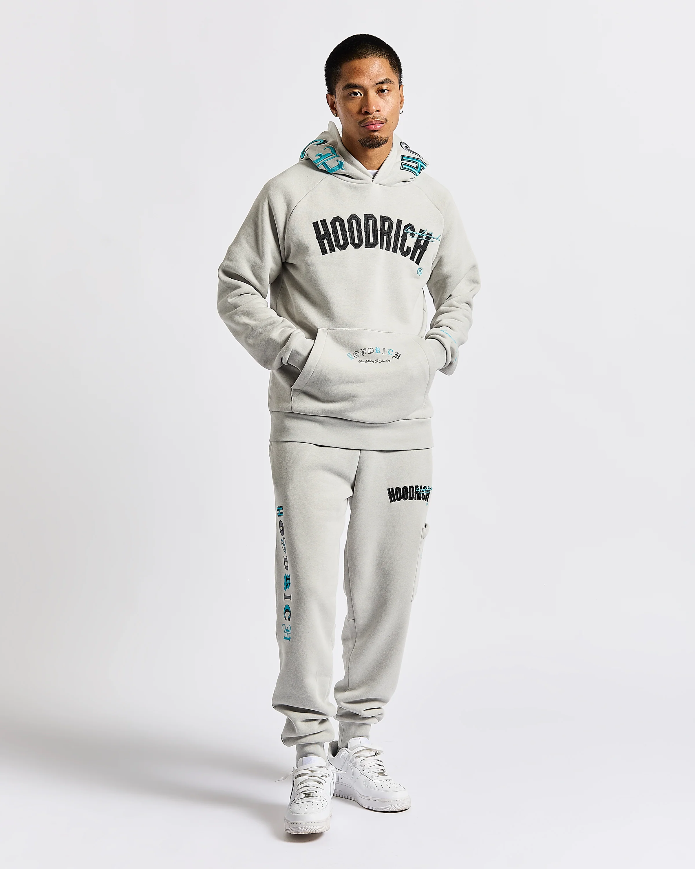 Heat Jogger - Light Grey/Black/Blue - Image 2