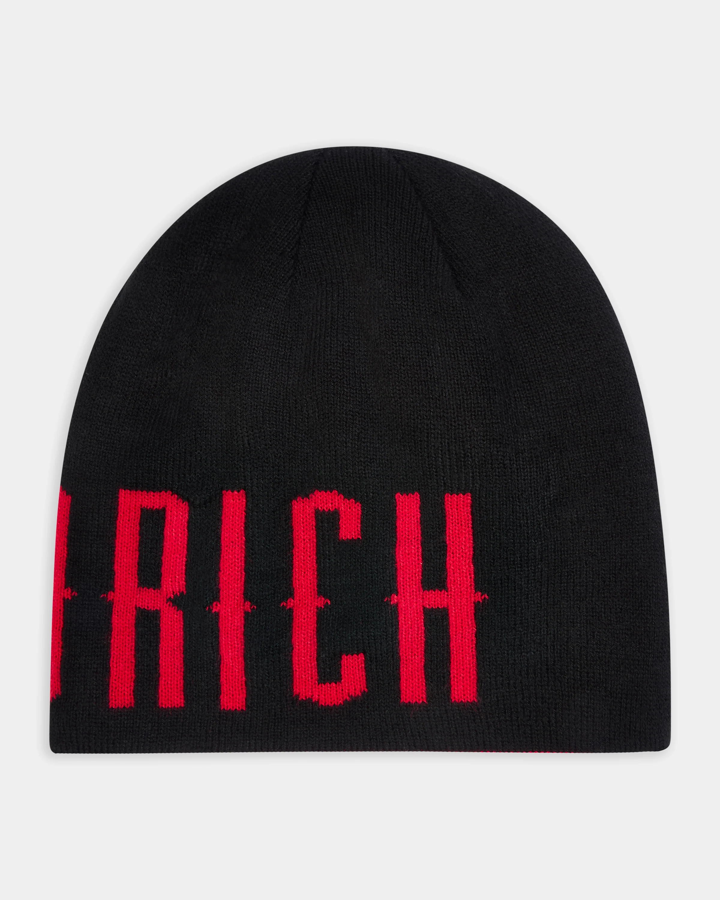 Reverse Beanie - Black/Red - Image 2