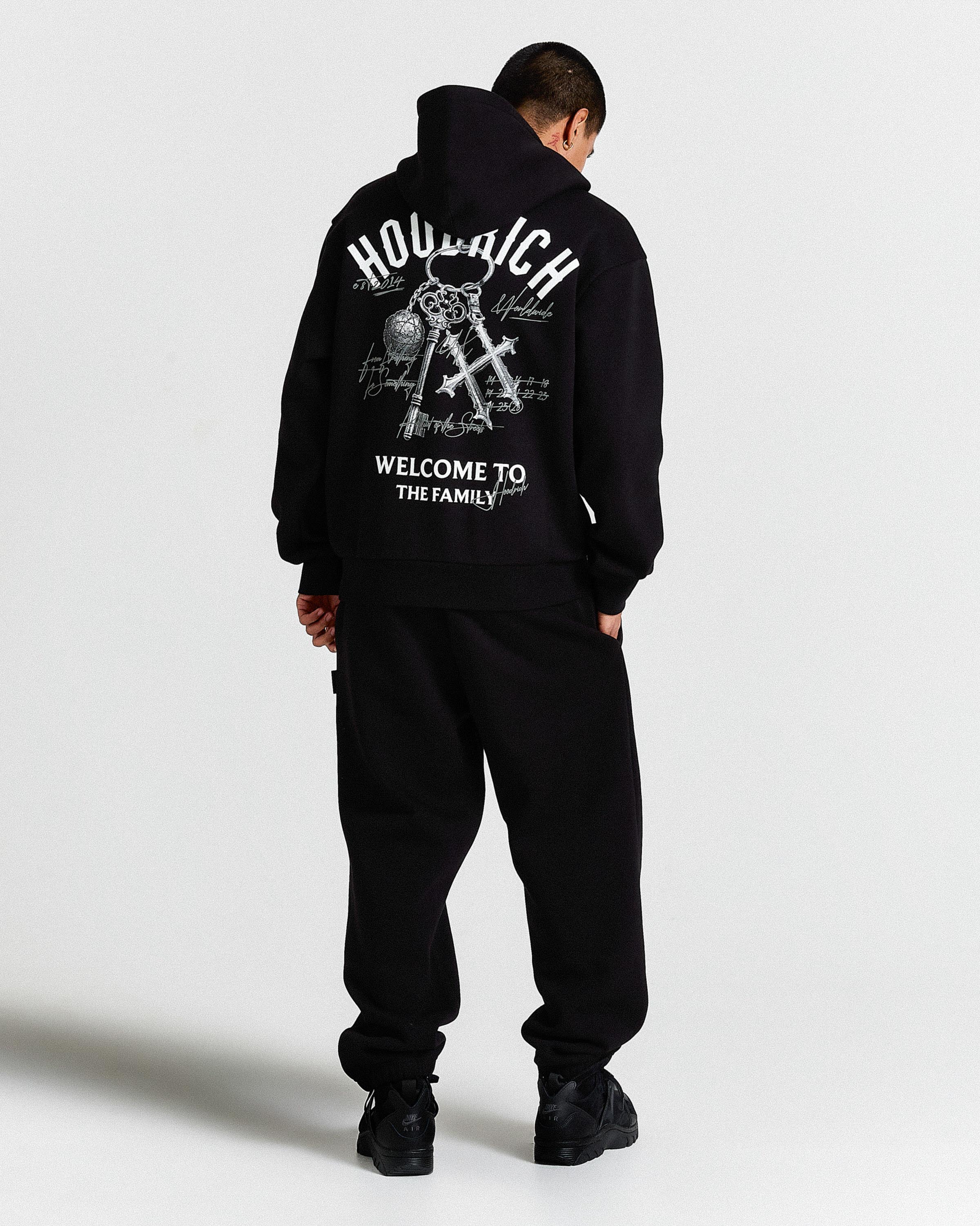 Rite Oversized Cuff Joggers - Black/White - Image 4