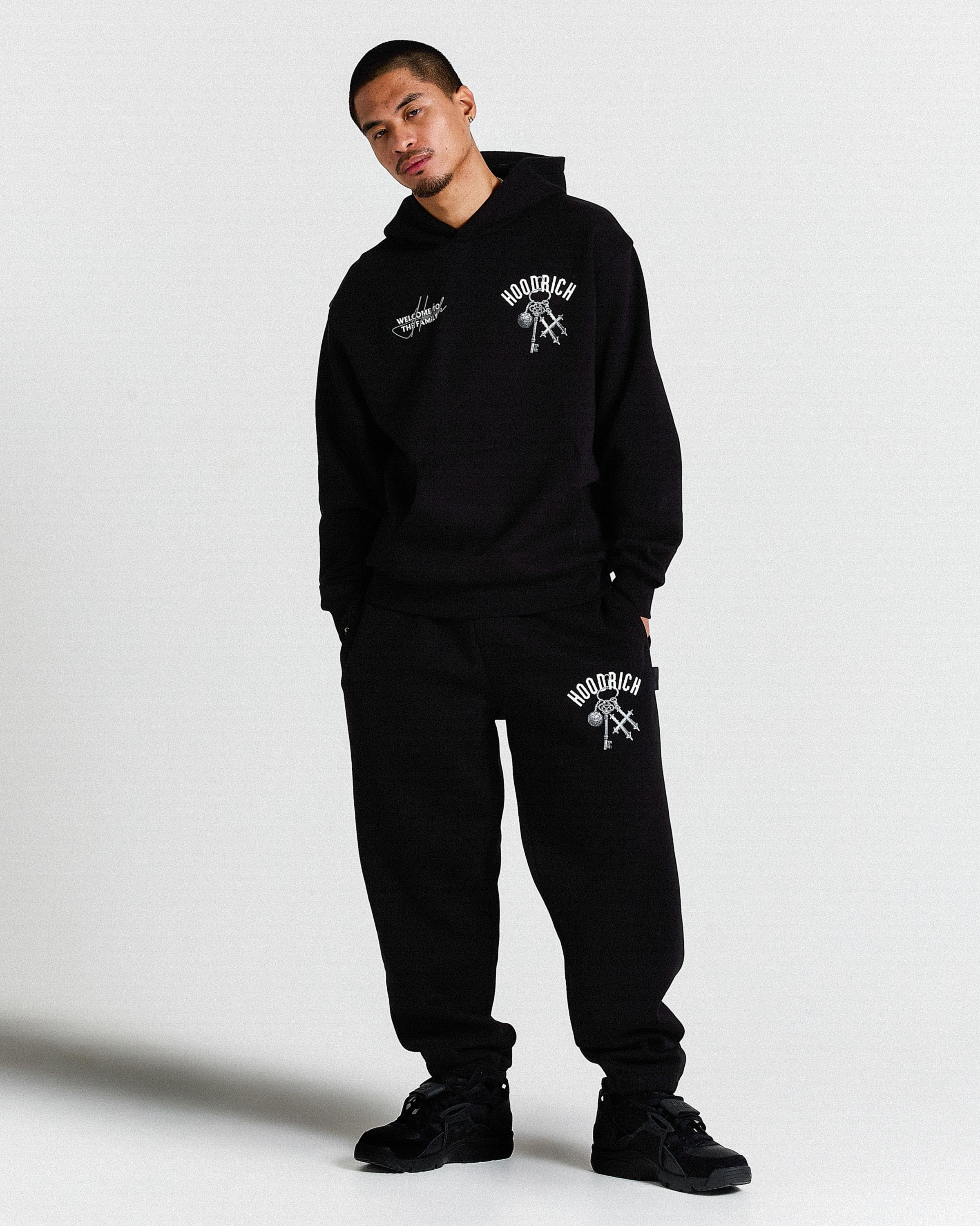 Rite Oversized Cuff Joggers - Black/White - Image 6