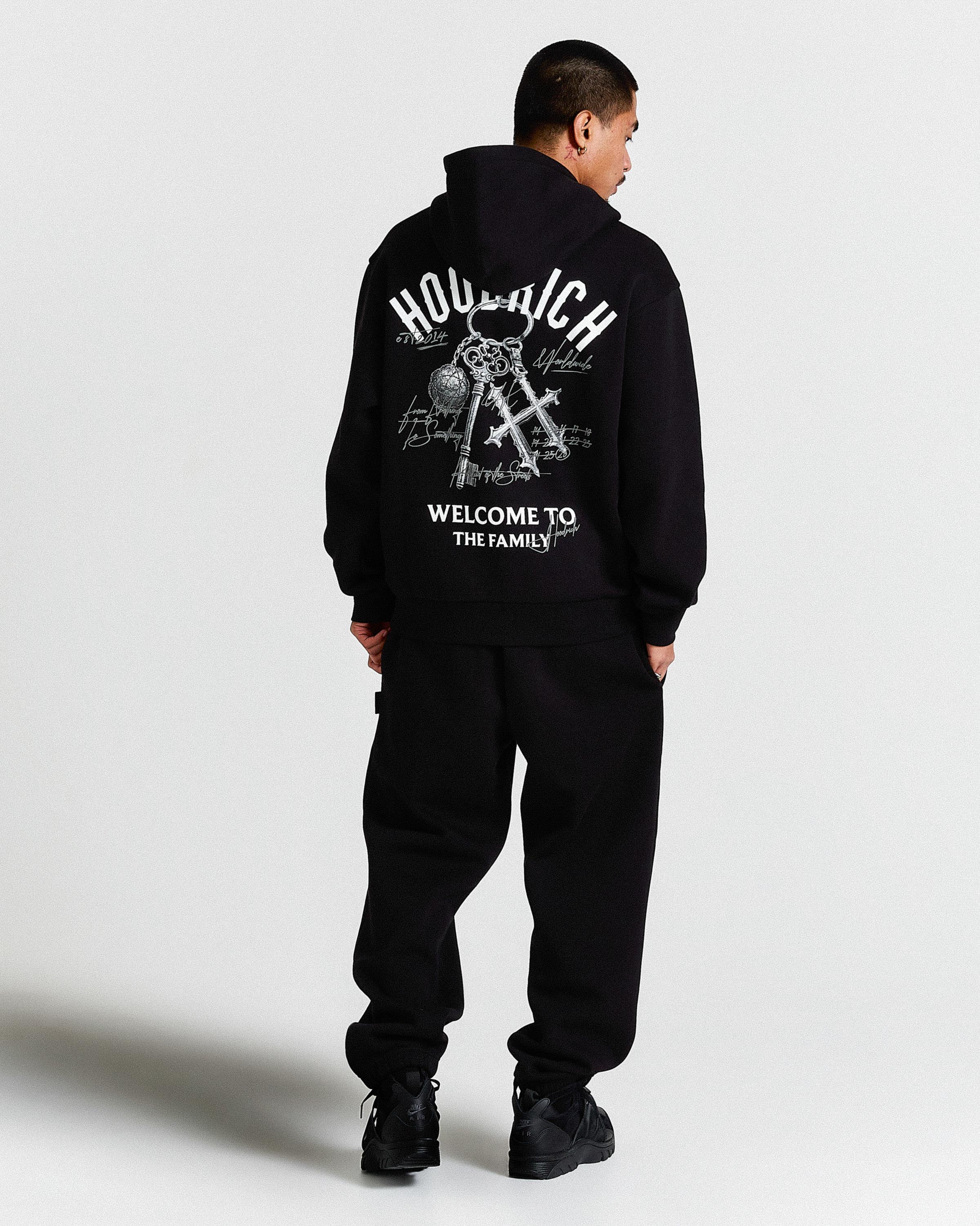Rite Oversized Cuff Joggers - Black/White - Image 7