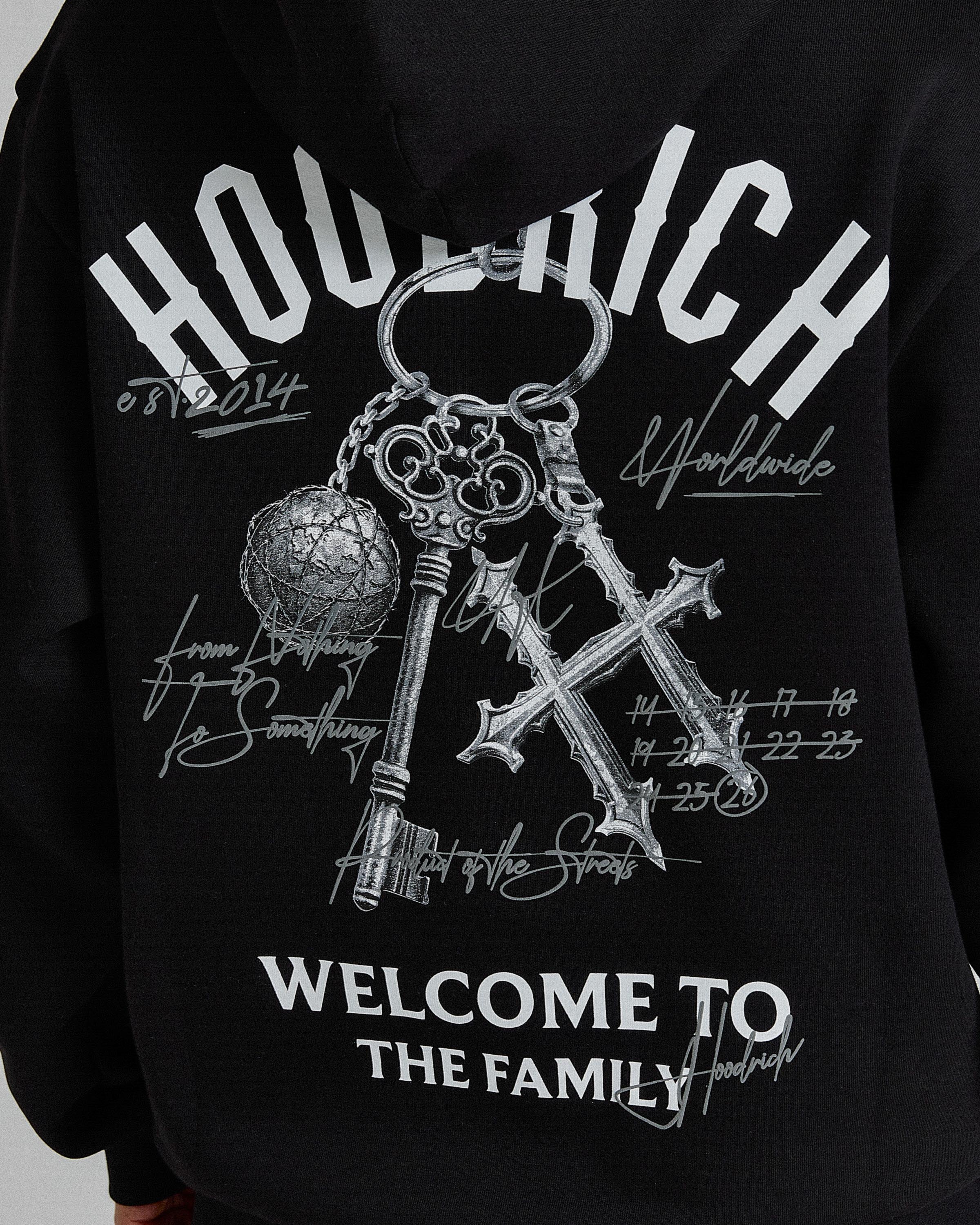 Rite Oversized Hoodie - Black/White - Image 3
