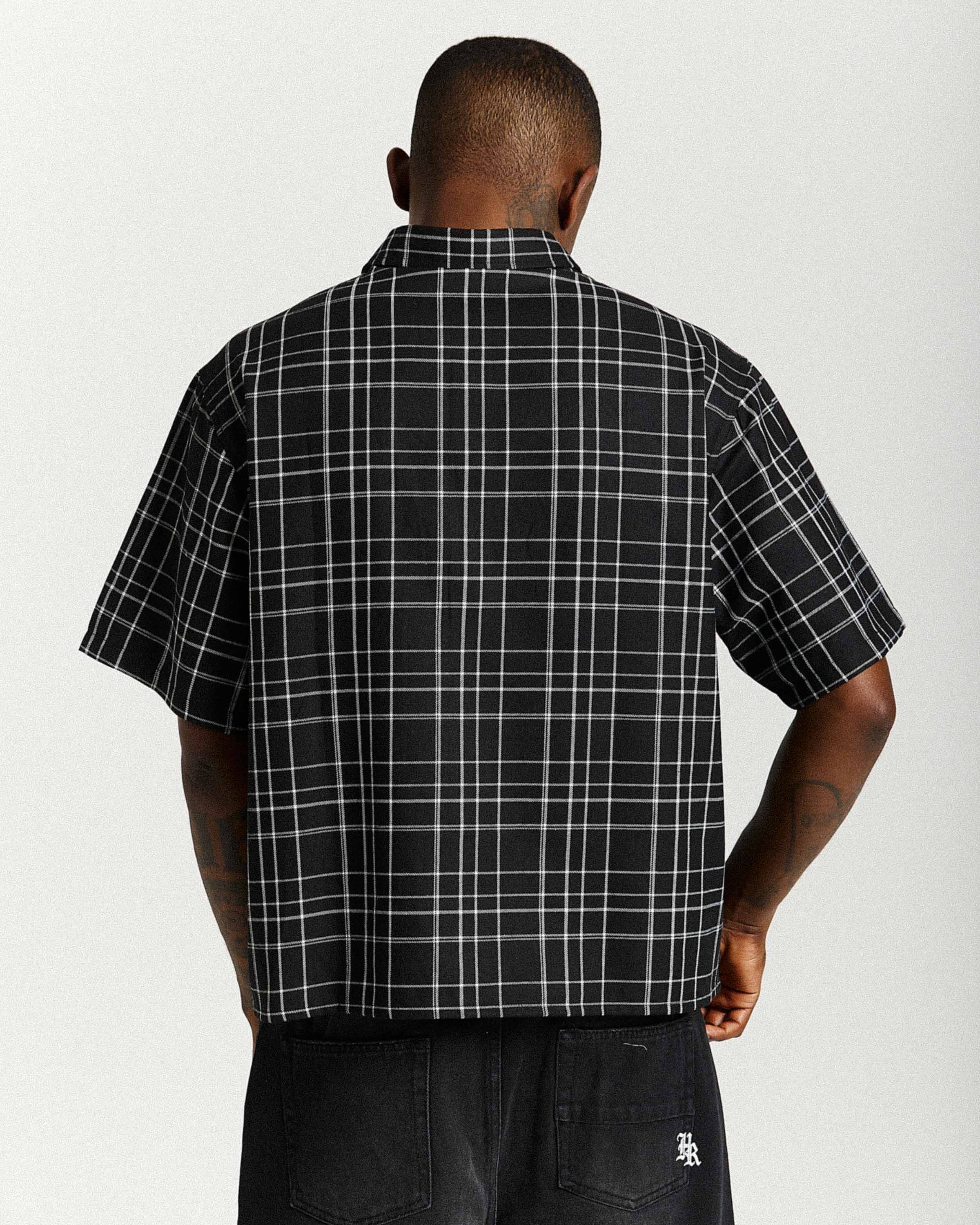 Rito Oversized Shirt - Black/White - Image 2