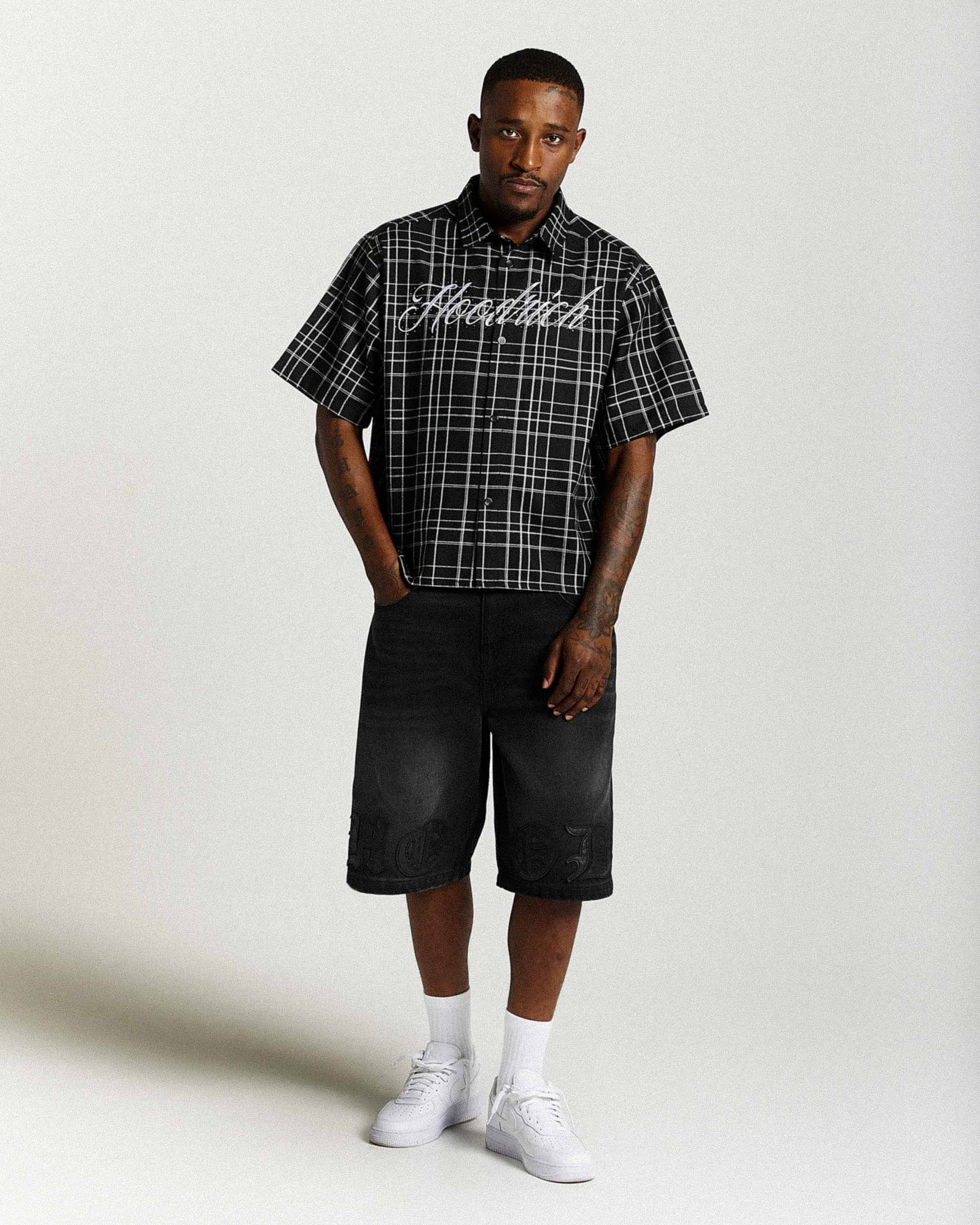Rito Oversized Shirt - Black/White - Image 8