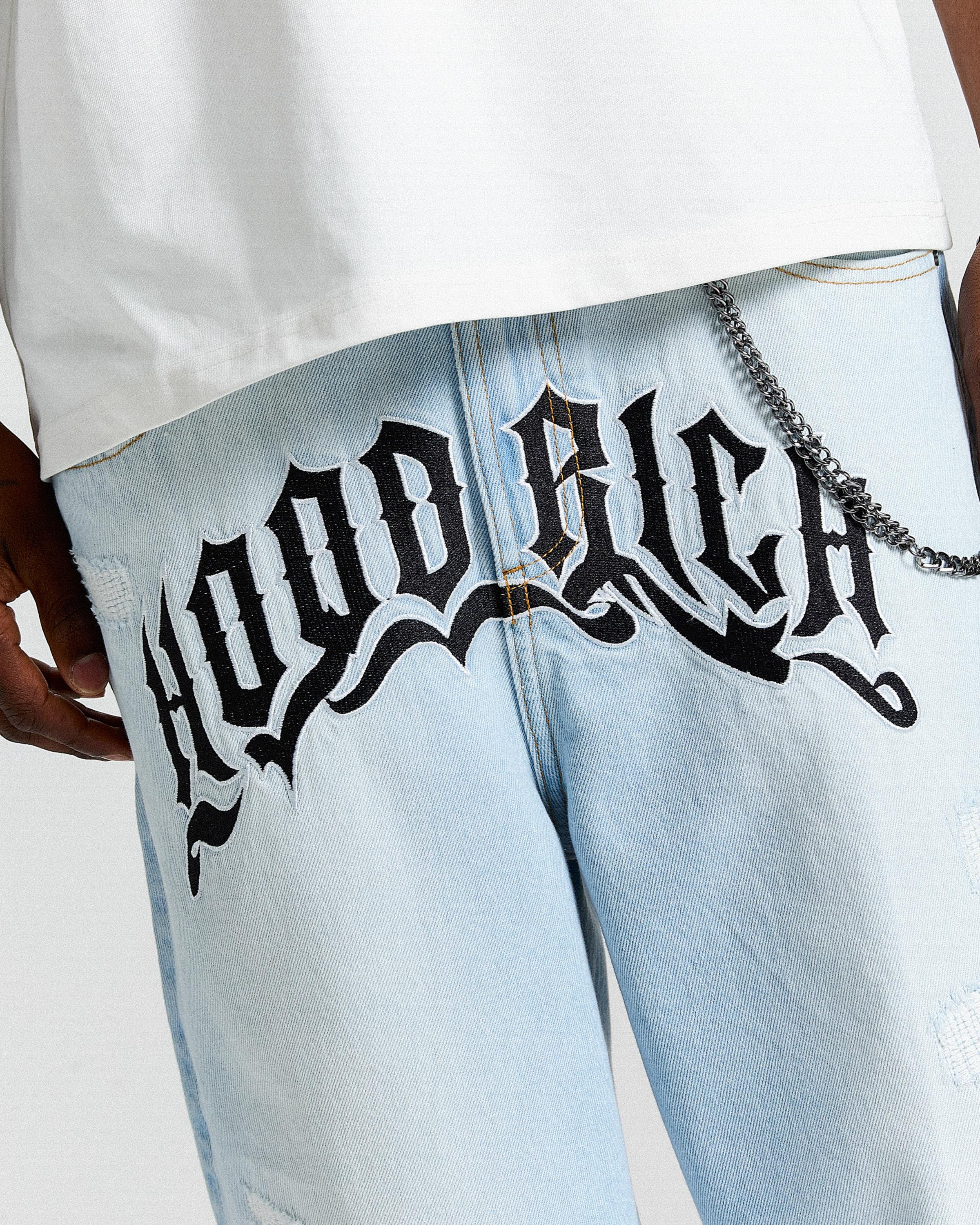 Ritual Denim Jorts - Blue Wash - Image 3