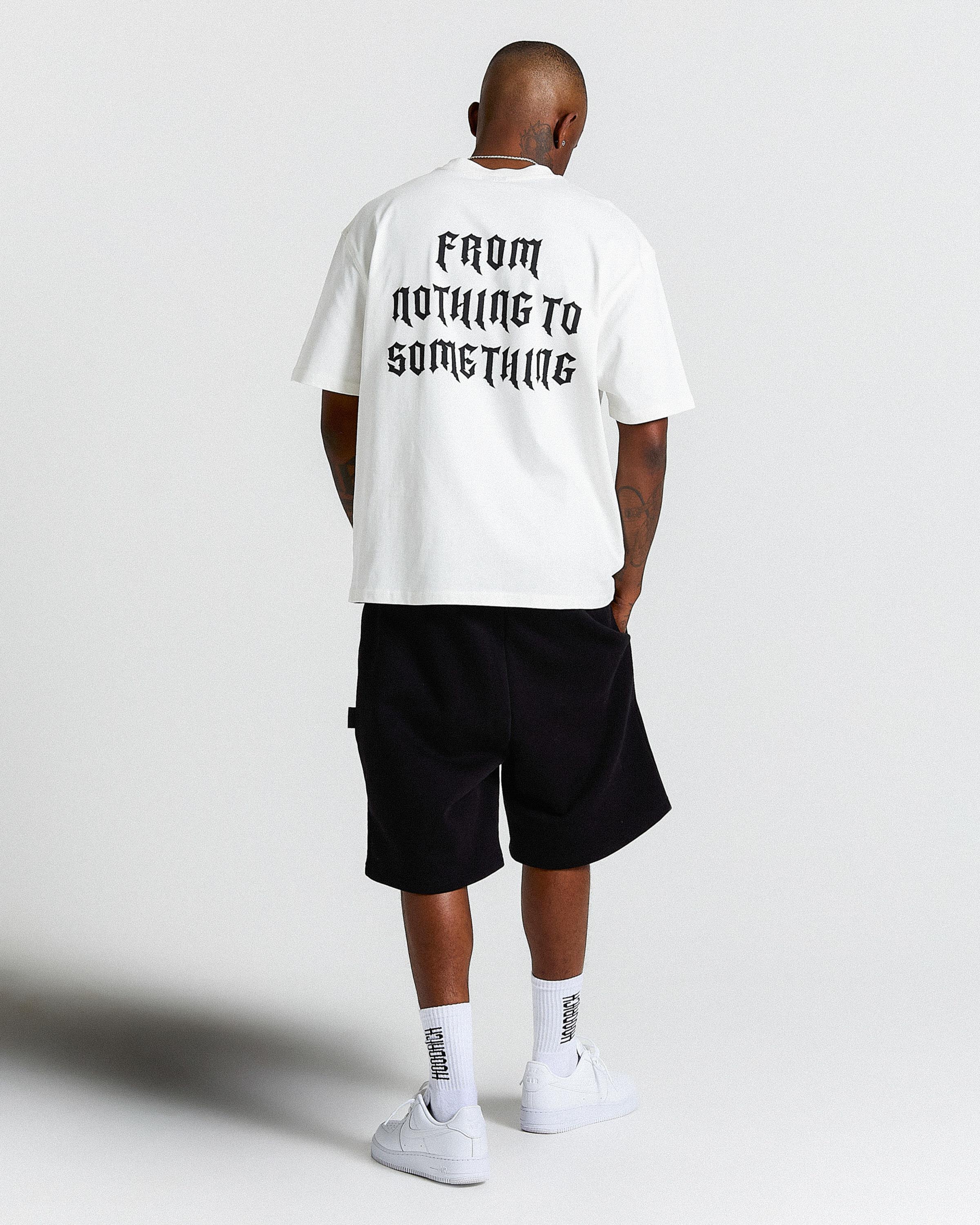 Ritual Oversized T-Shirt - White/Black - Image 6
