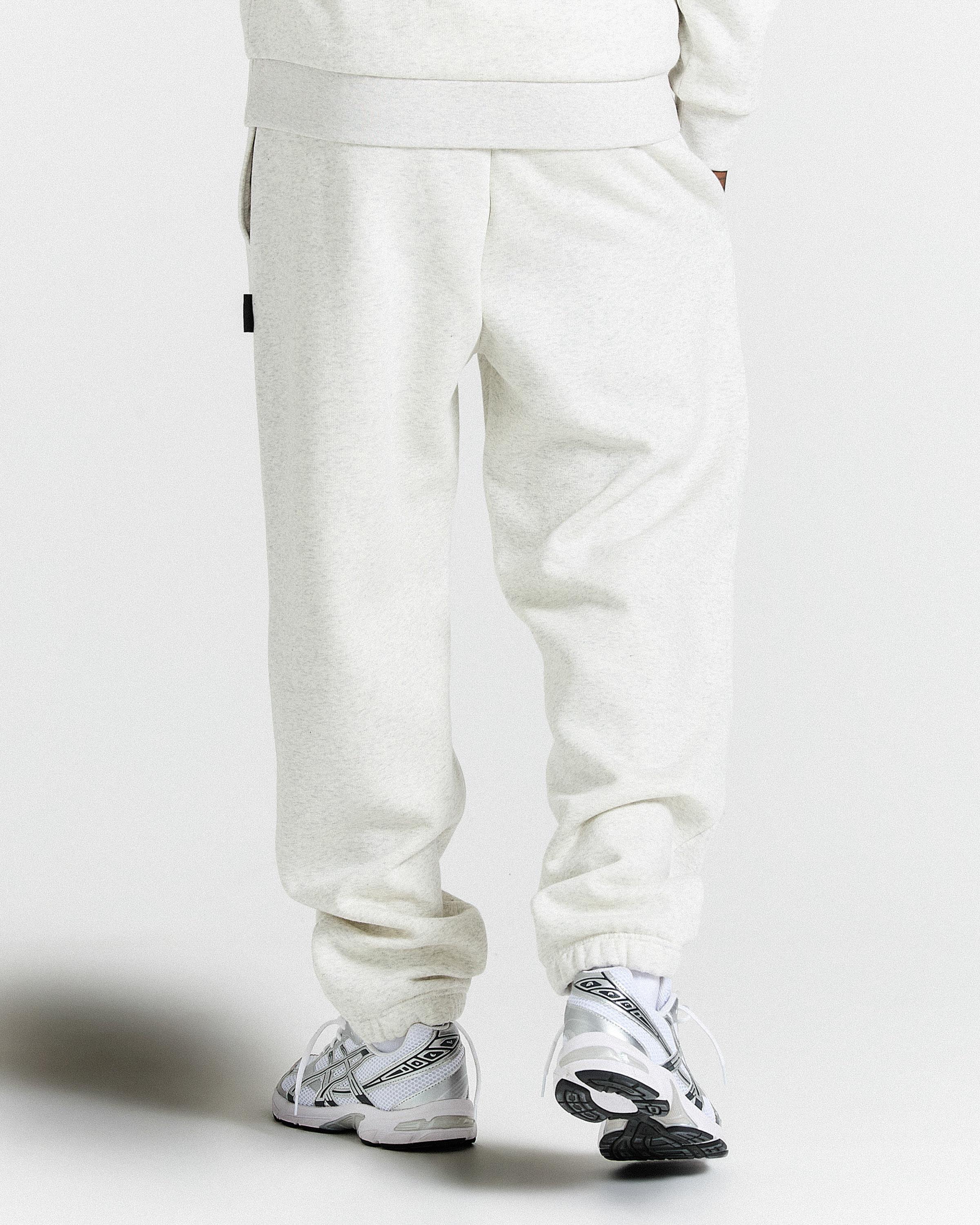 Rivet Oversized Joggers - Heather Grey/black - Image 5