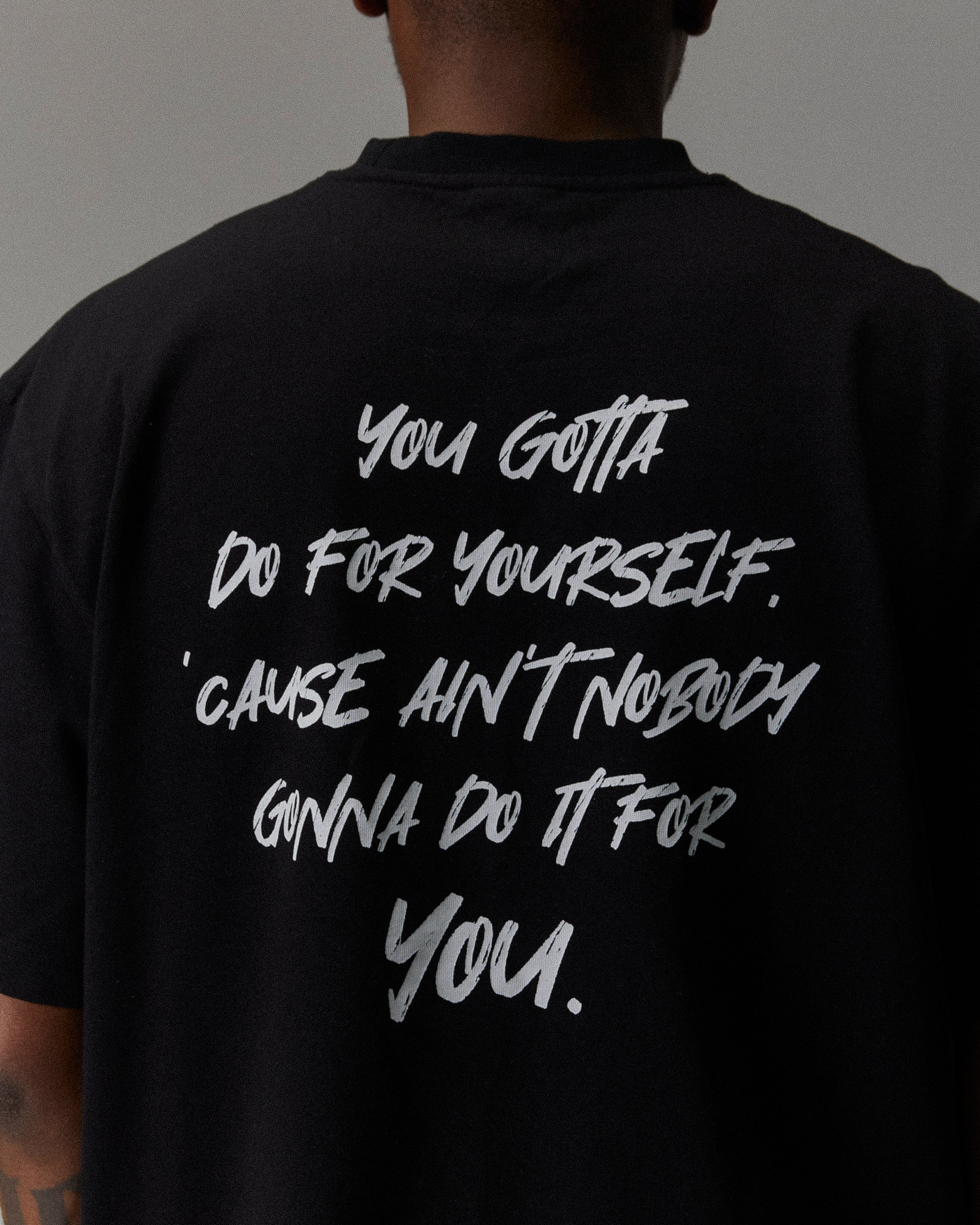 Ryder Boyz N The Hood T-Shirt - Black/Grey - Image 4