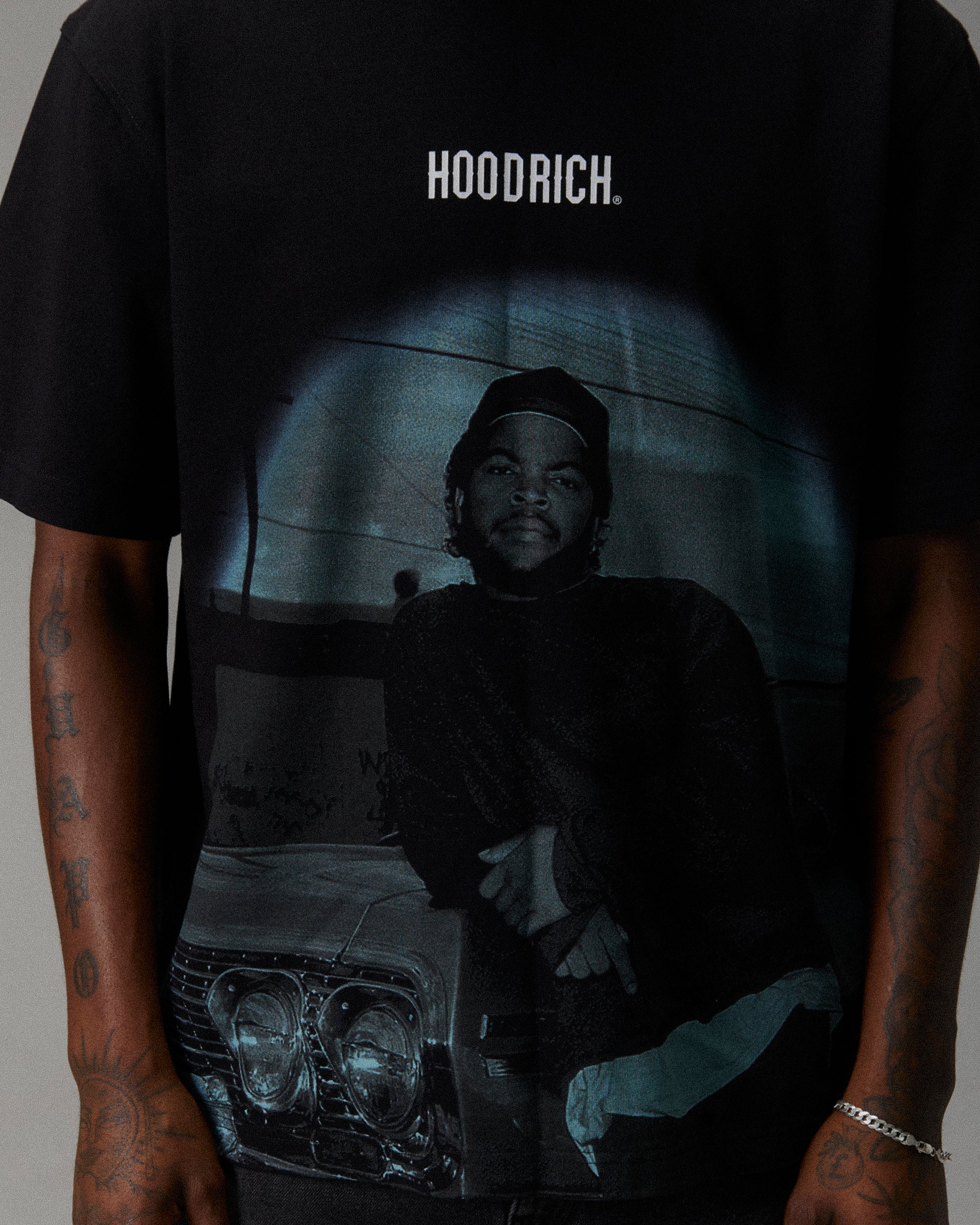 Ryder Boyz N The Hood T-Shirt - Black/Grey - Image 6