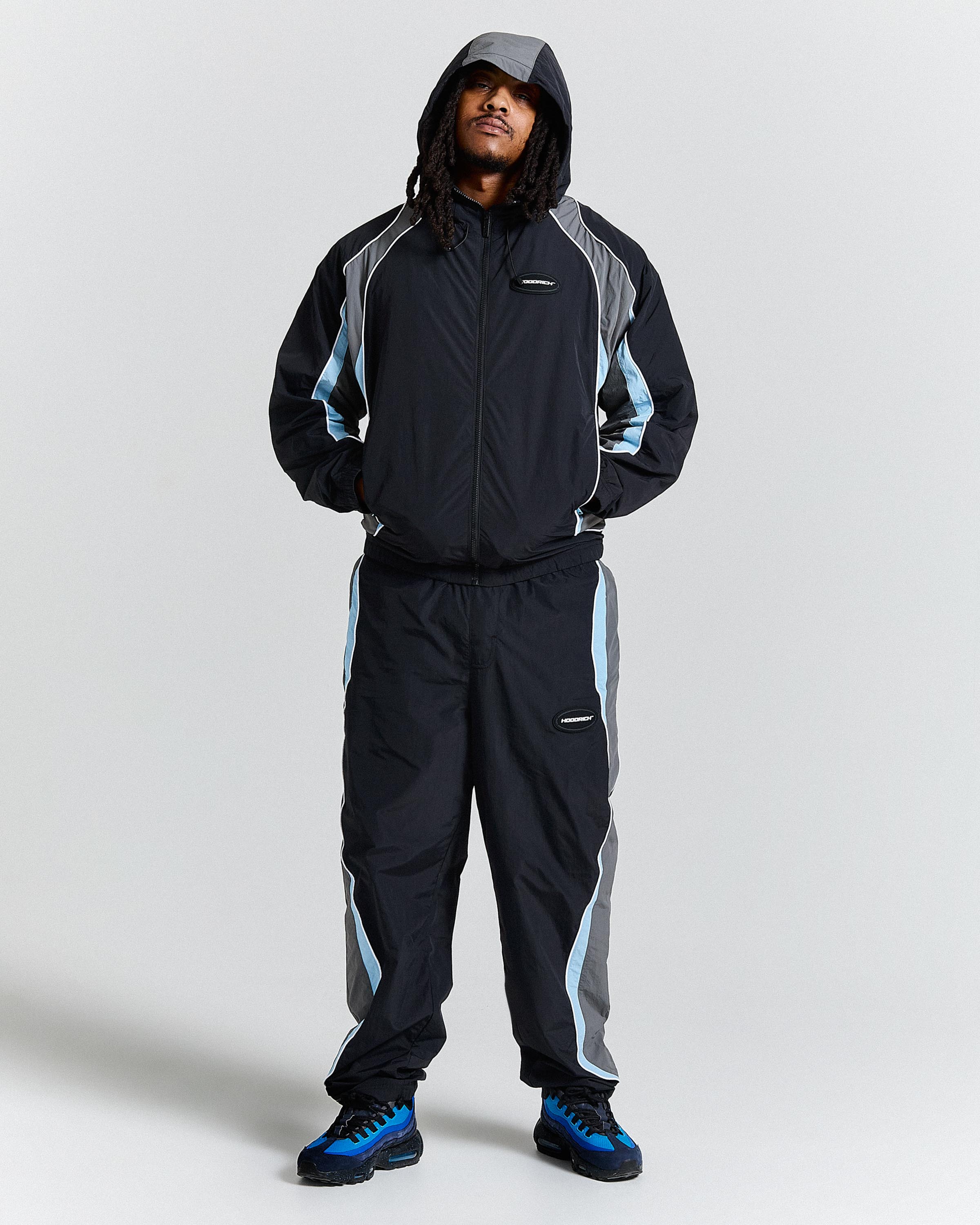 Ryder V2 Woven Jacket - Black/Grey/Blue - Image 3