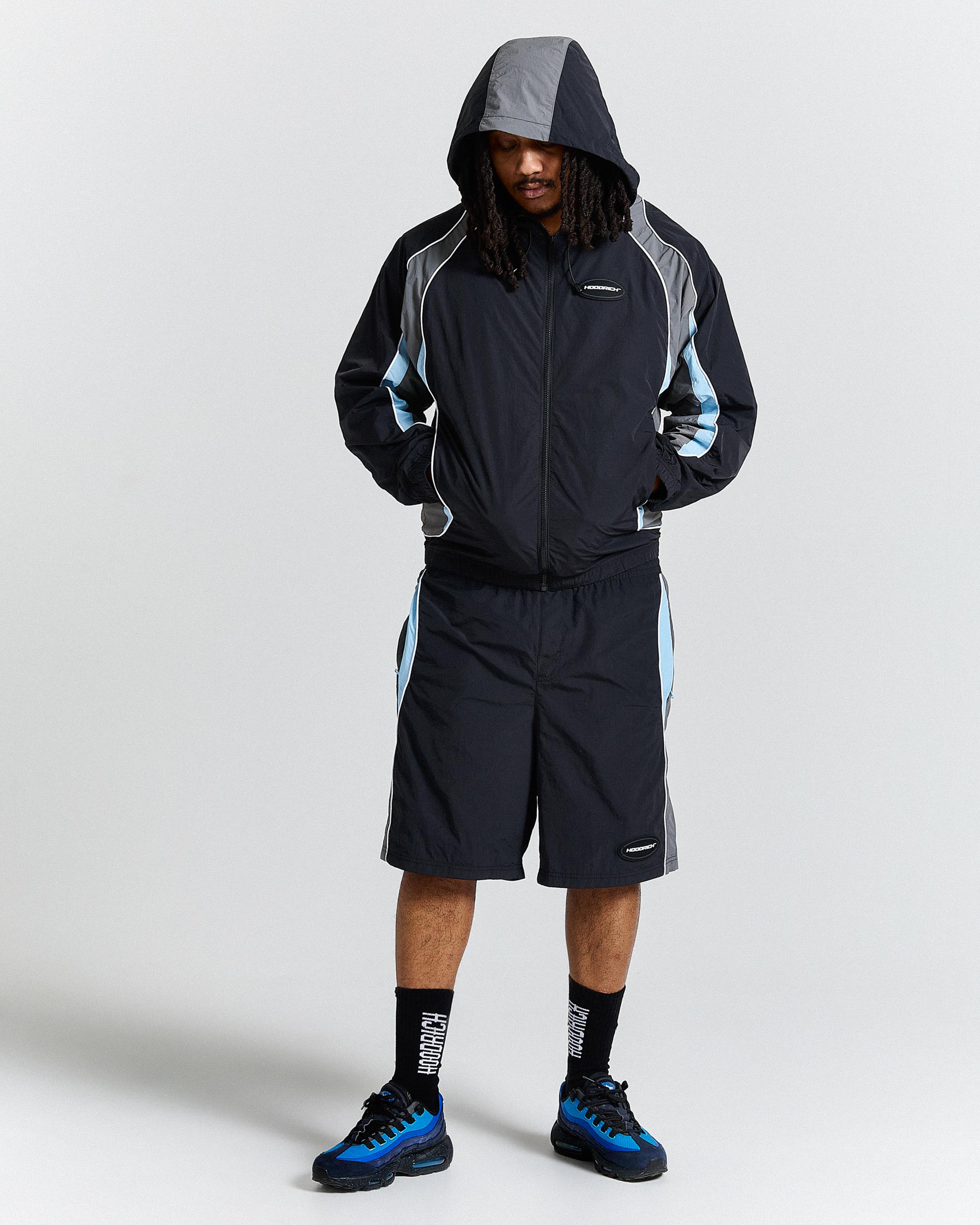 Ryder V2 Woven Shorts - Black/Grey/Blue - Image 2