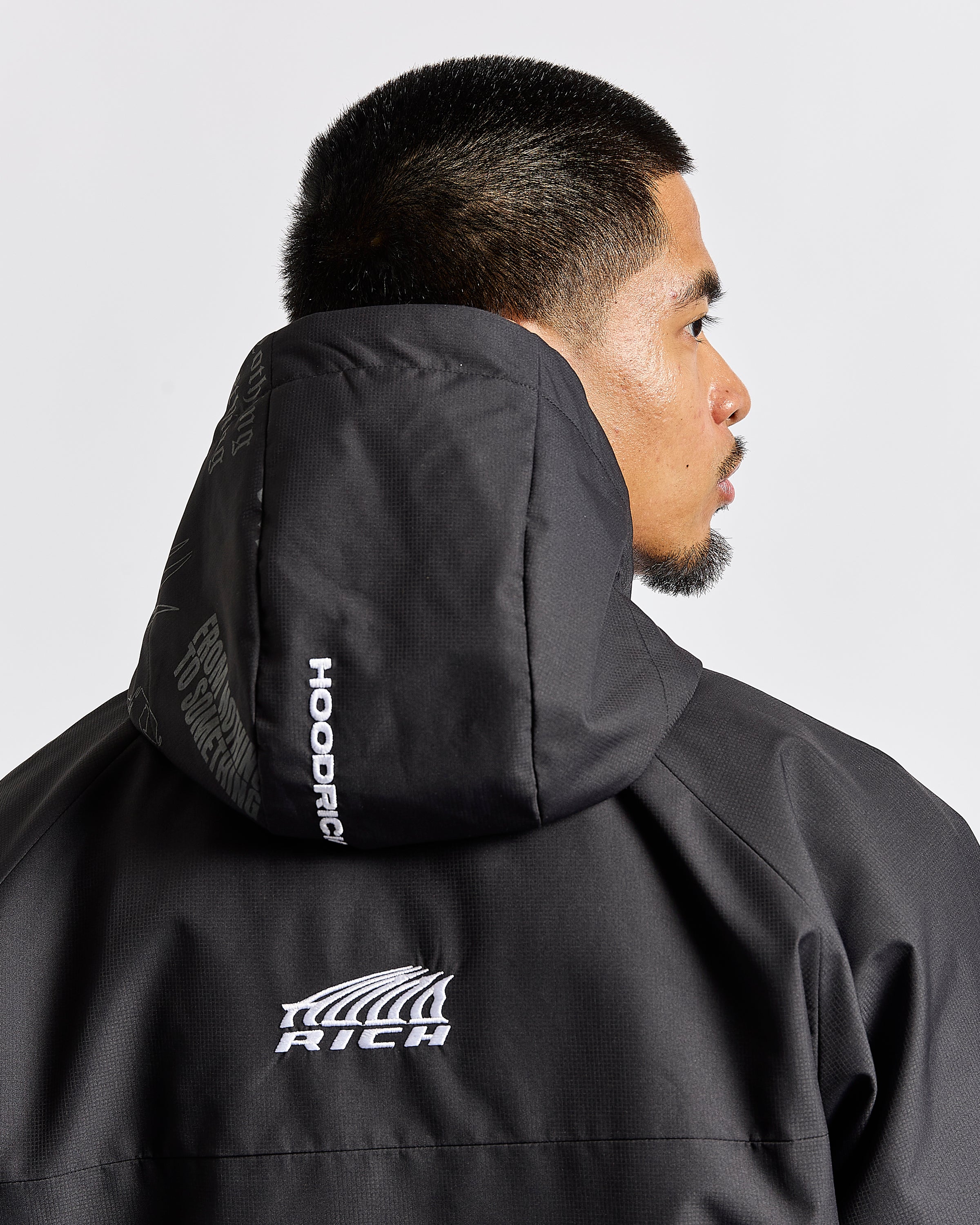Chroma Shell Jacket - Black/White - Image 2