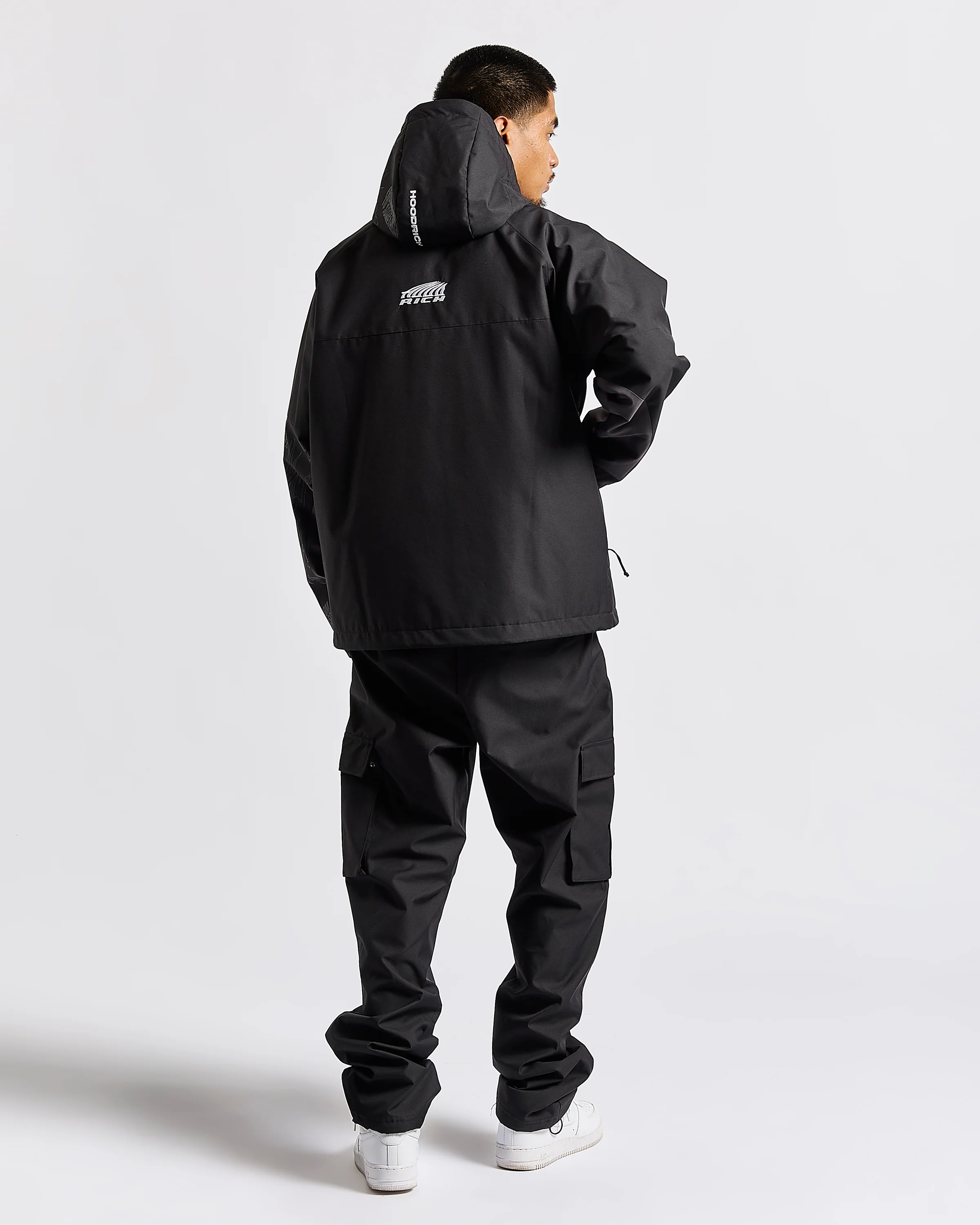 Chroma Shell Jacket - Black/White - Image 5