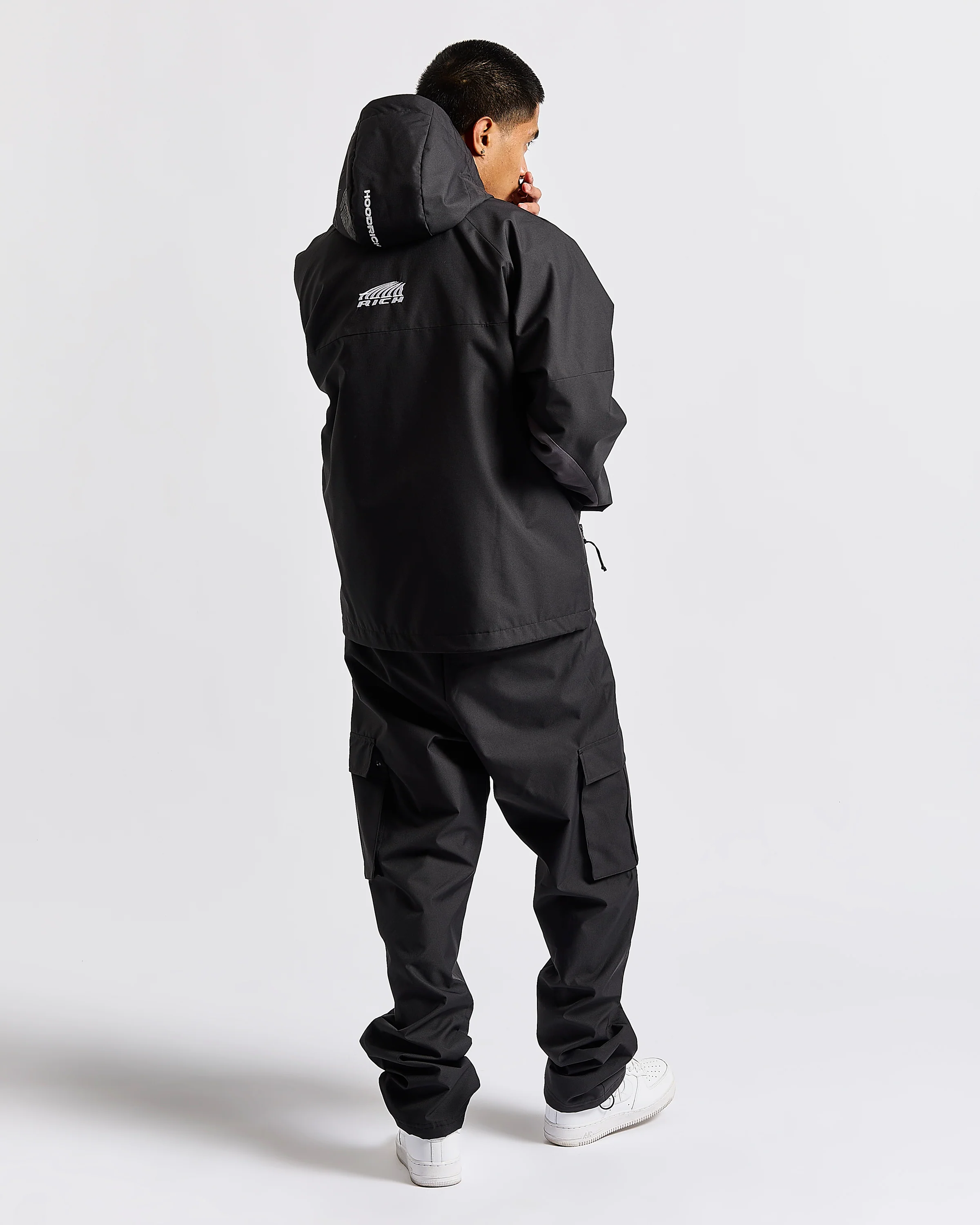 Chroma Shell Jacket - Black/White - Image 9