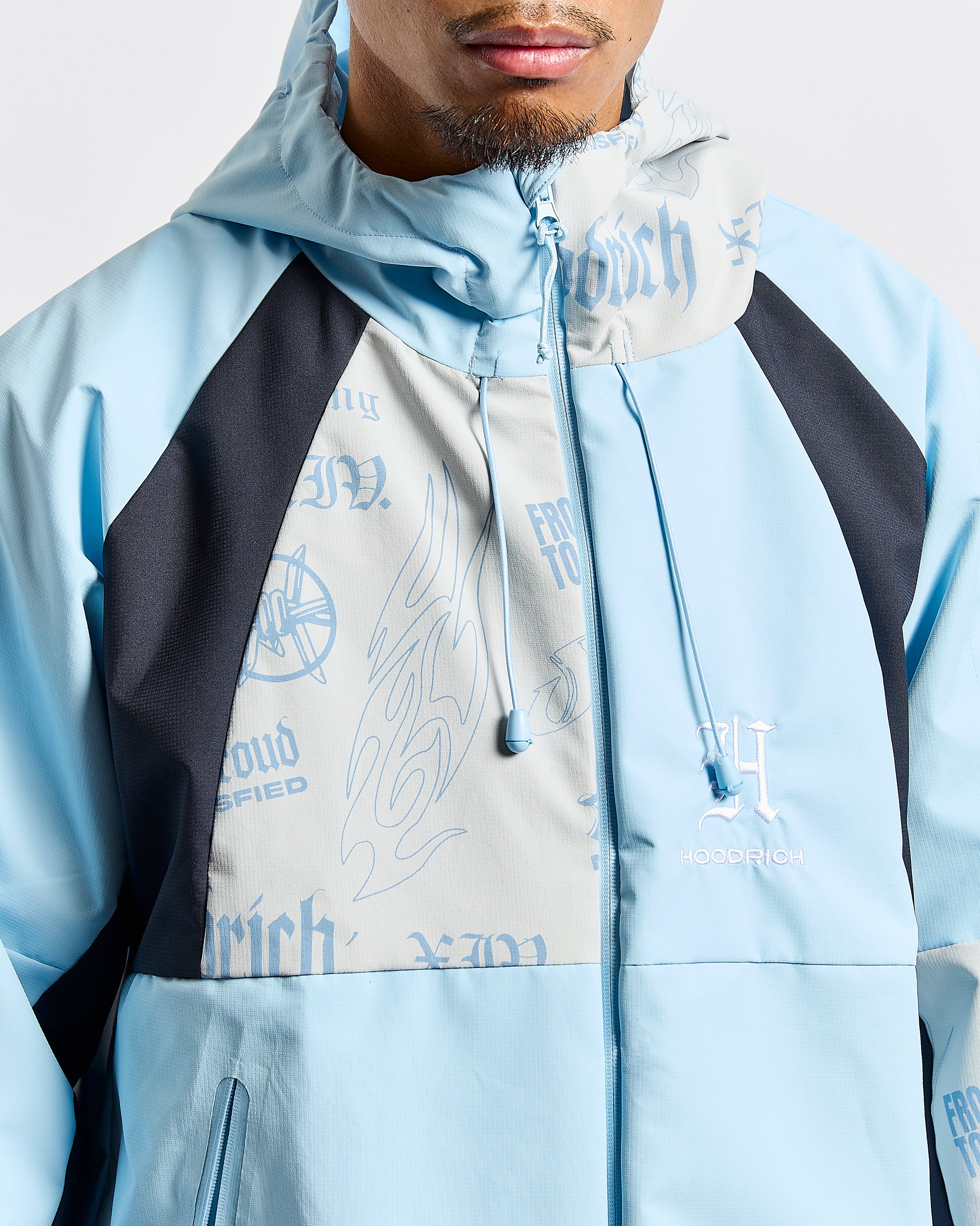 Chroma Shell Jacket - Blue/White - Image 3