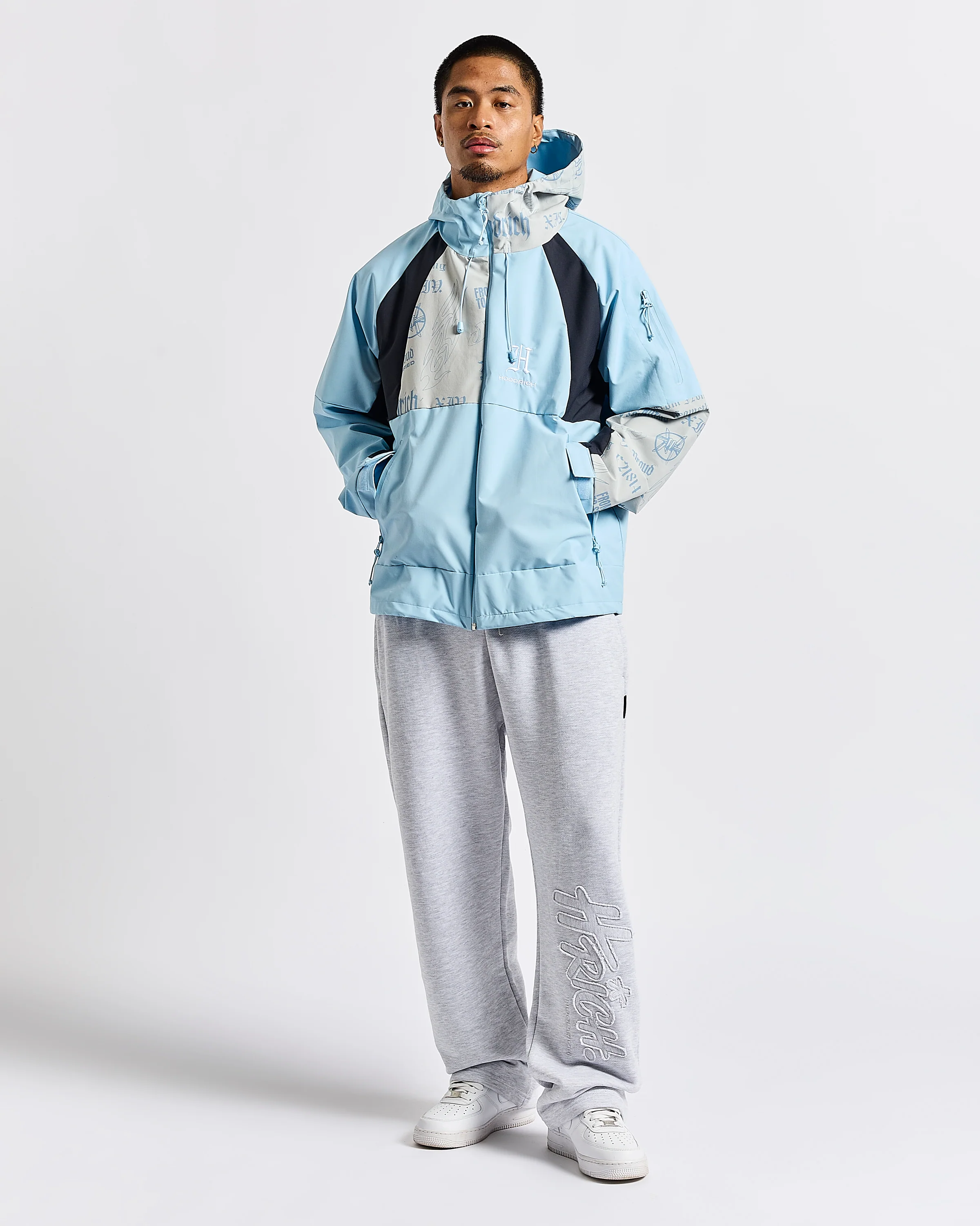 Chroma Shell Jacket - Blue/White - Image 4