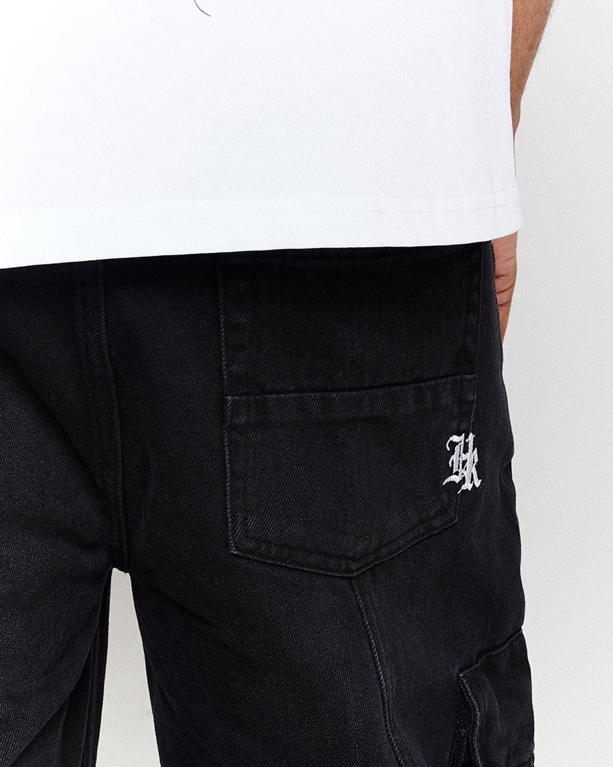 Spectral Denim Jeans - Washed Black - Image 6