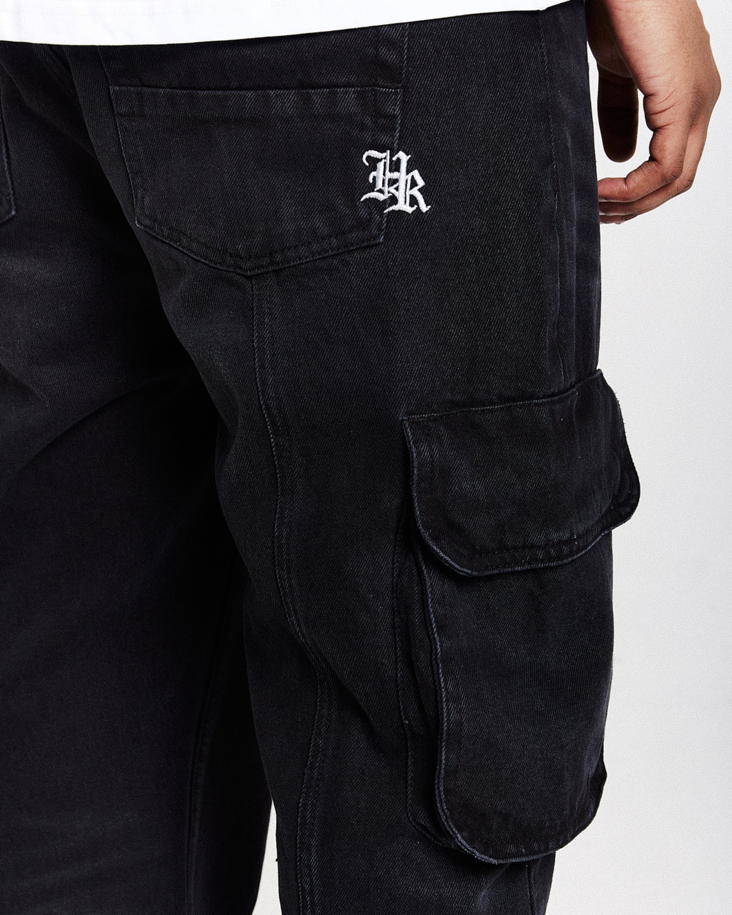 Spectral Denim Jeans - Washed Black - Image 7