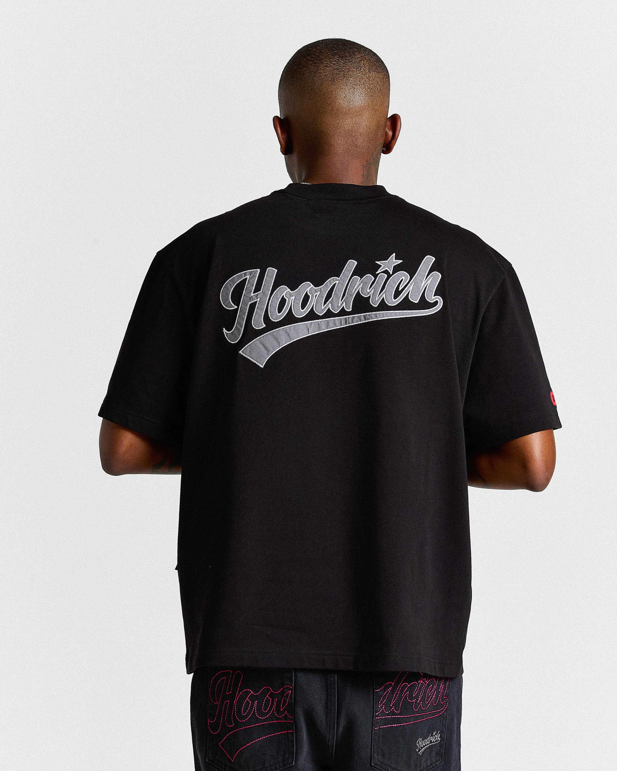 Stade Oversized T-Shirt - Black/White - Image 2