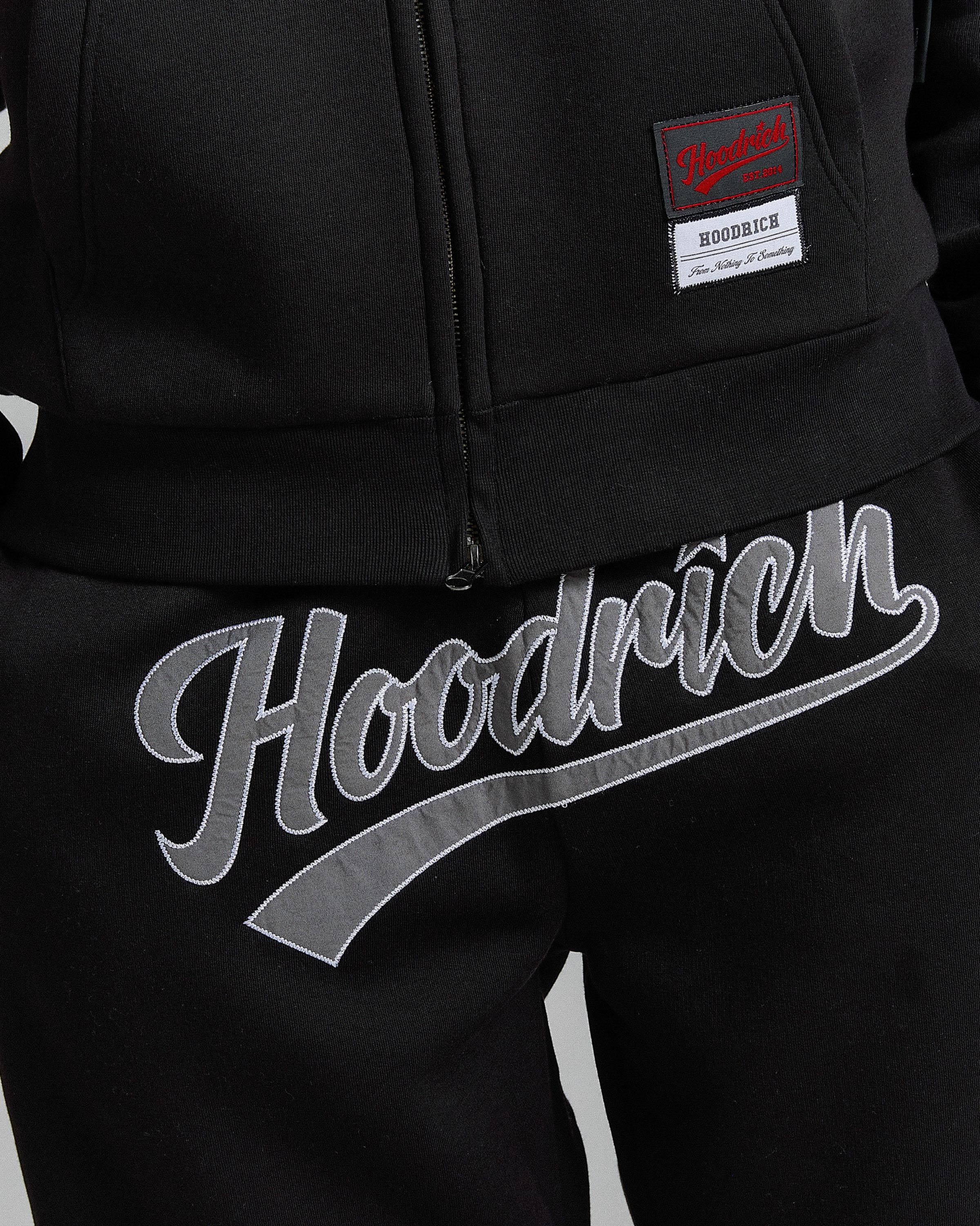 Stade Oversized Wide Leg Joggers - Black/White - Image 3