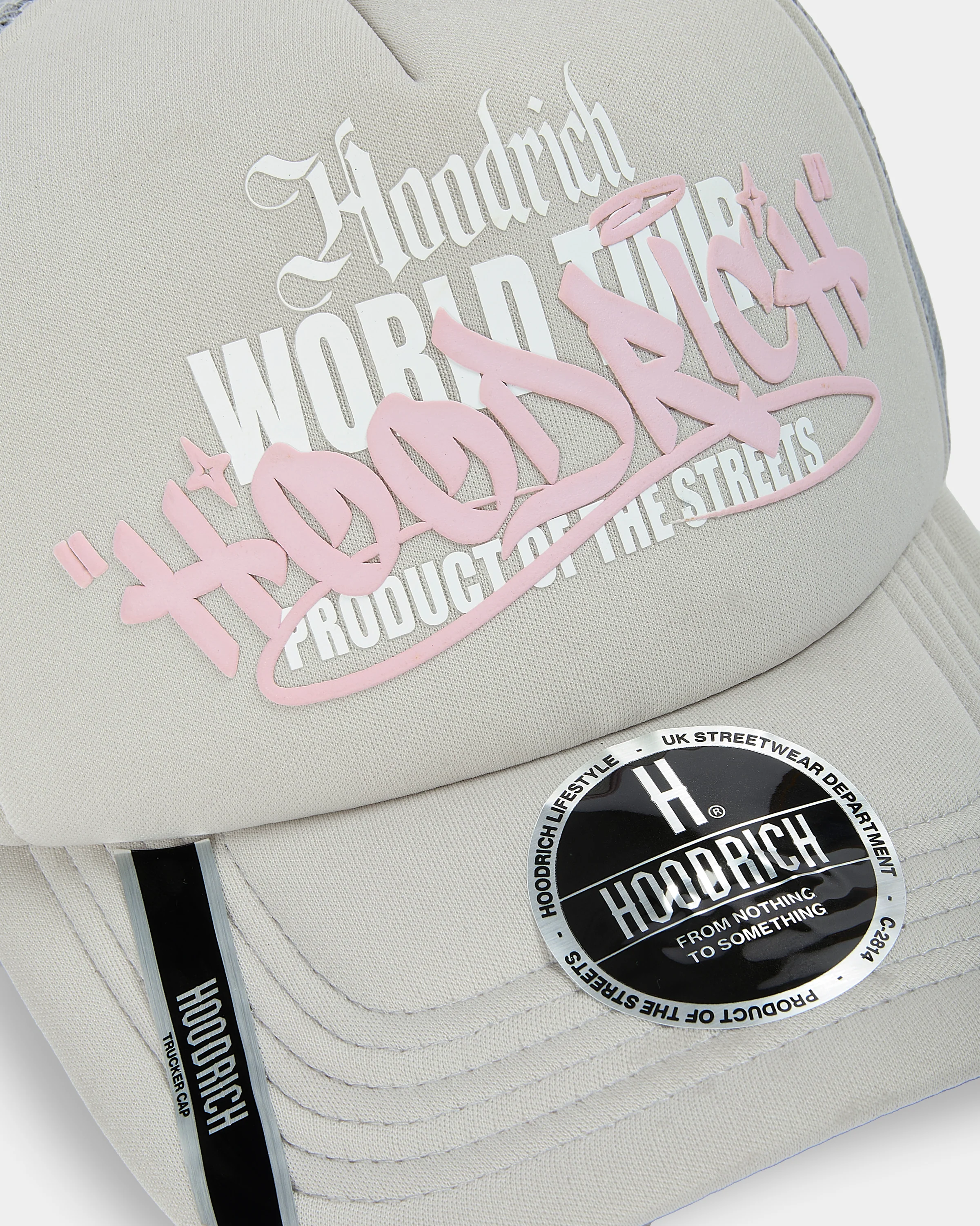 Stamp Tour Trucker Cap - Grey/Pink - Image 2