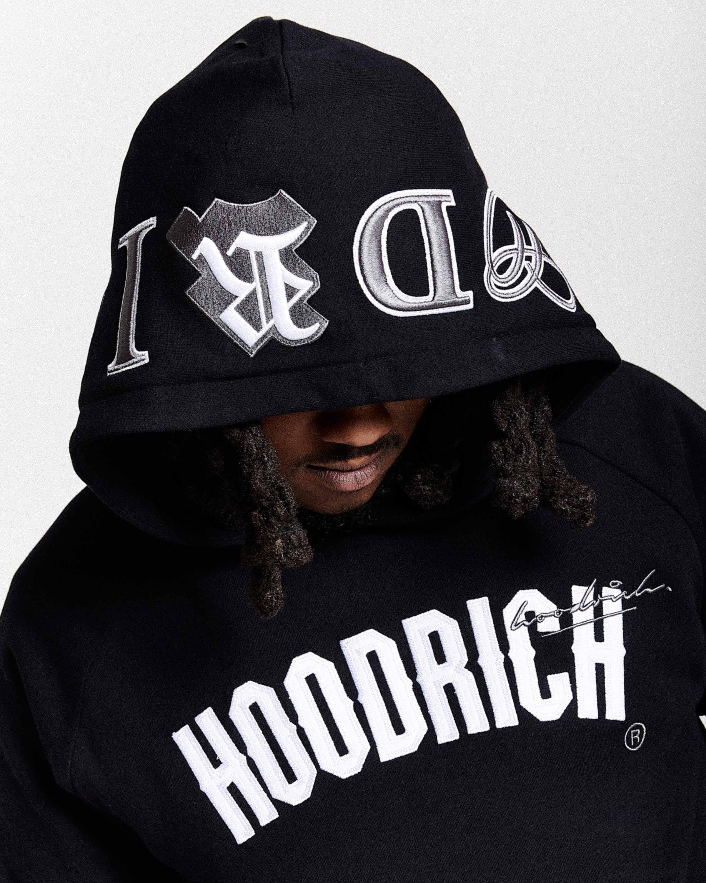 Stature Hoodie - Black/White/Grey - Image 5