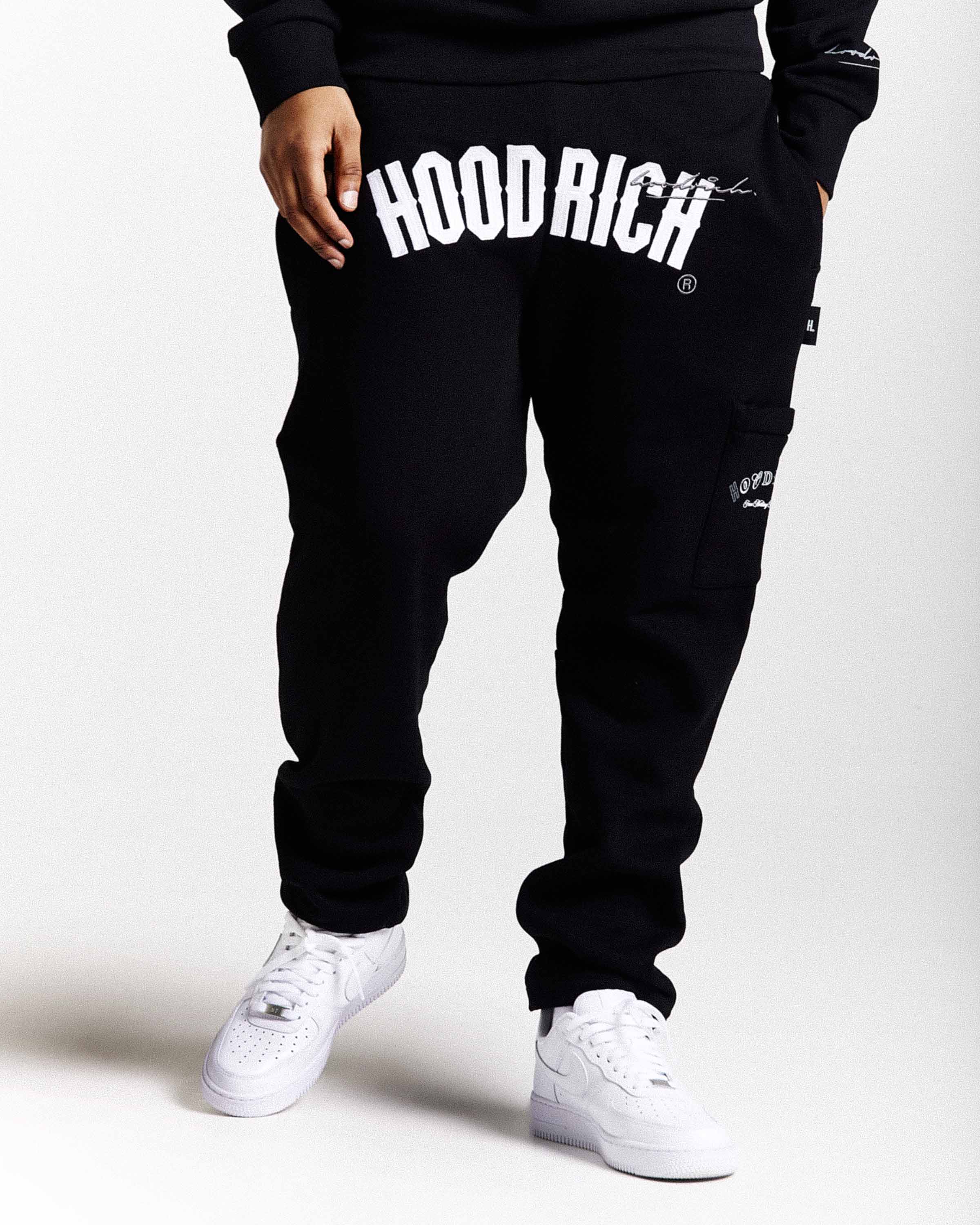 Stature Joggers - Black/White/Grey - Image 7