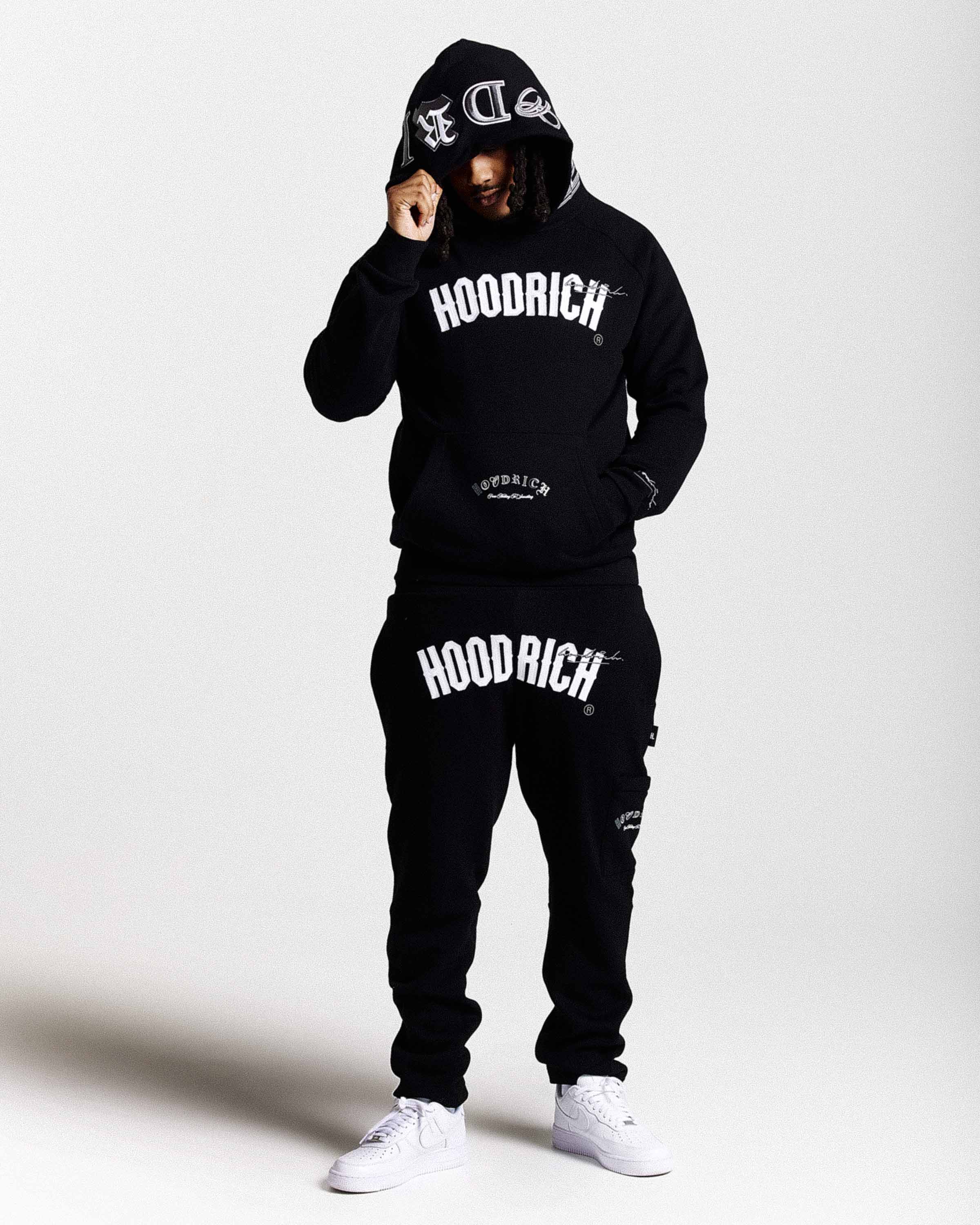 Stature Joggers - Black/White/Grey - Image 8