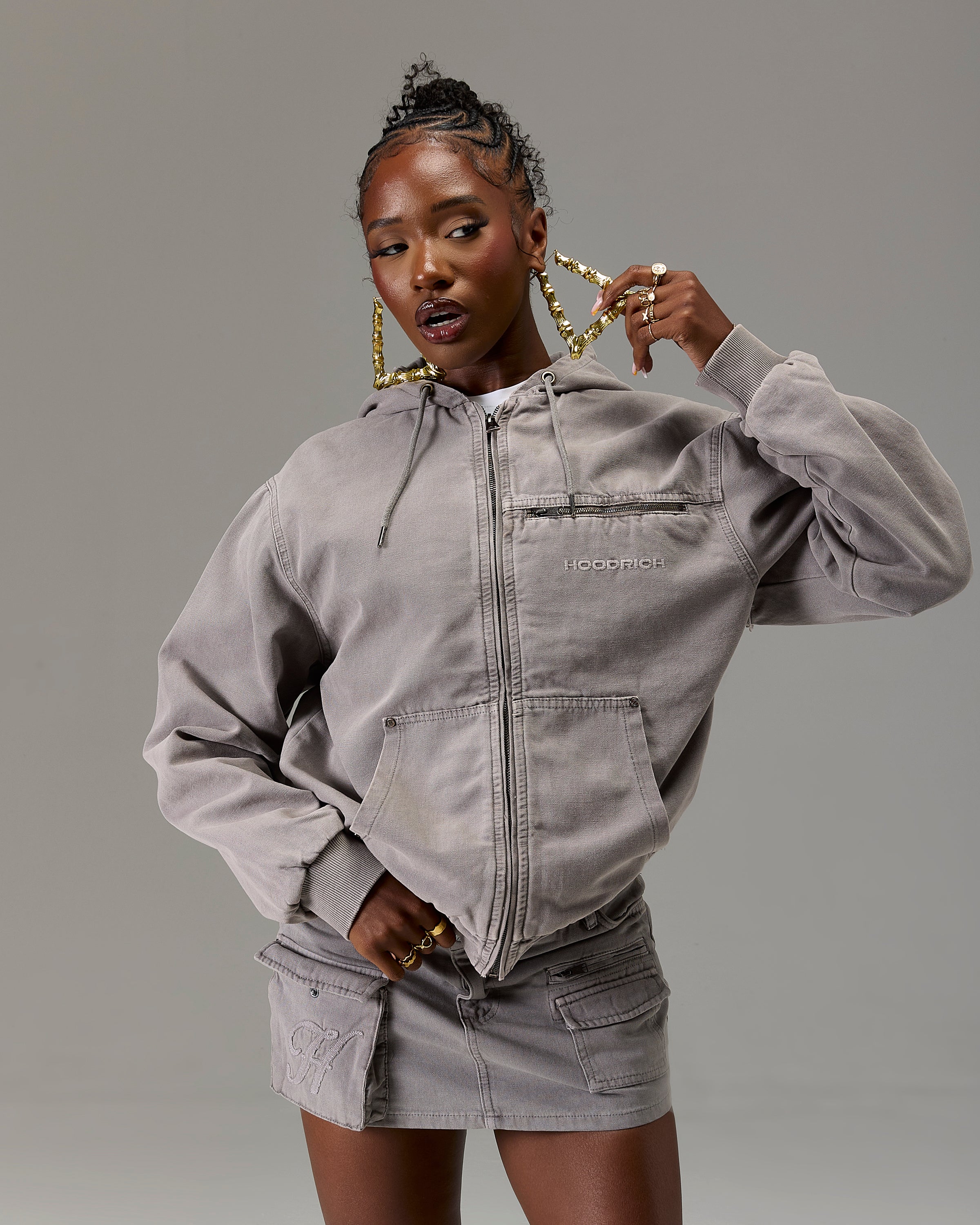 The Winner's Circle Canvas Jacket - Grey - Image 12