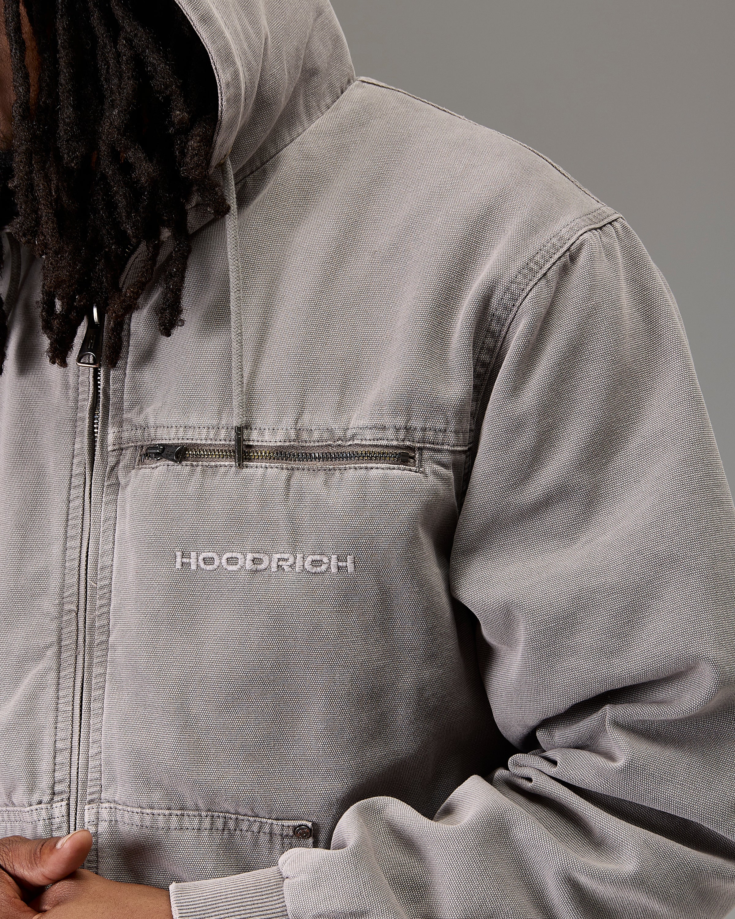 The Winner's Circle Canvas Jacket - Grey - Image 6