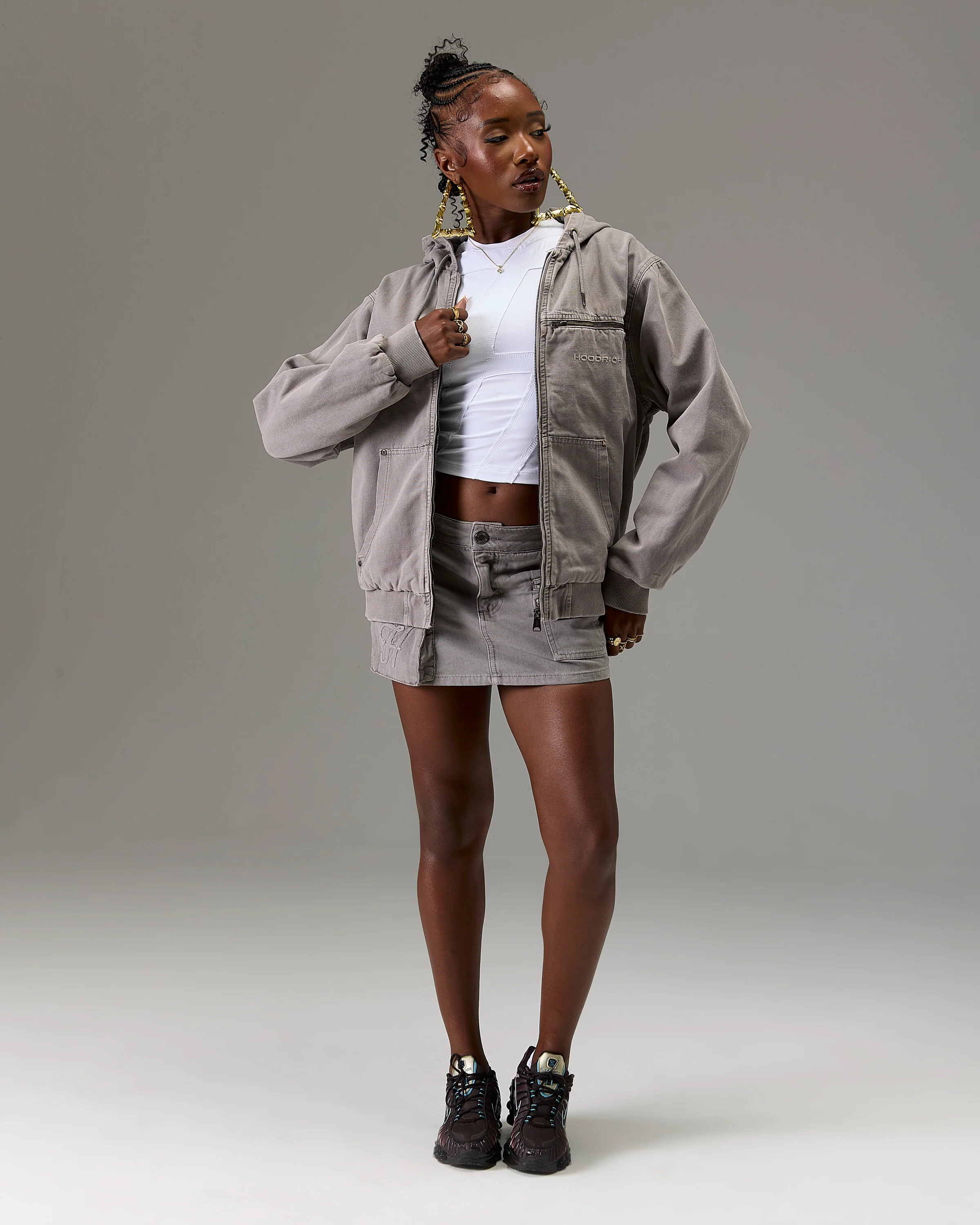 The Winner's Circle Canvas Jacket - Grey - Image 8