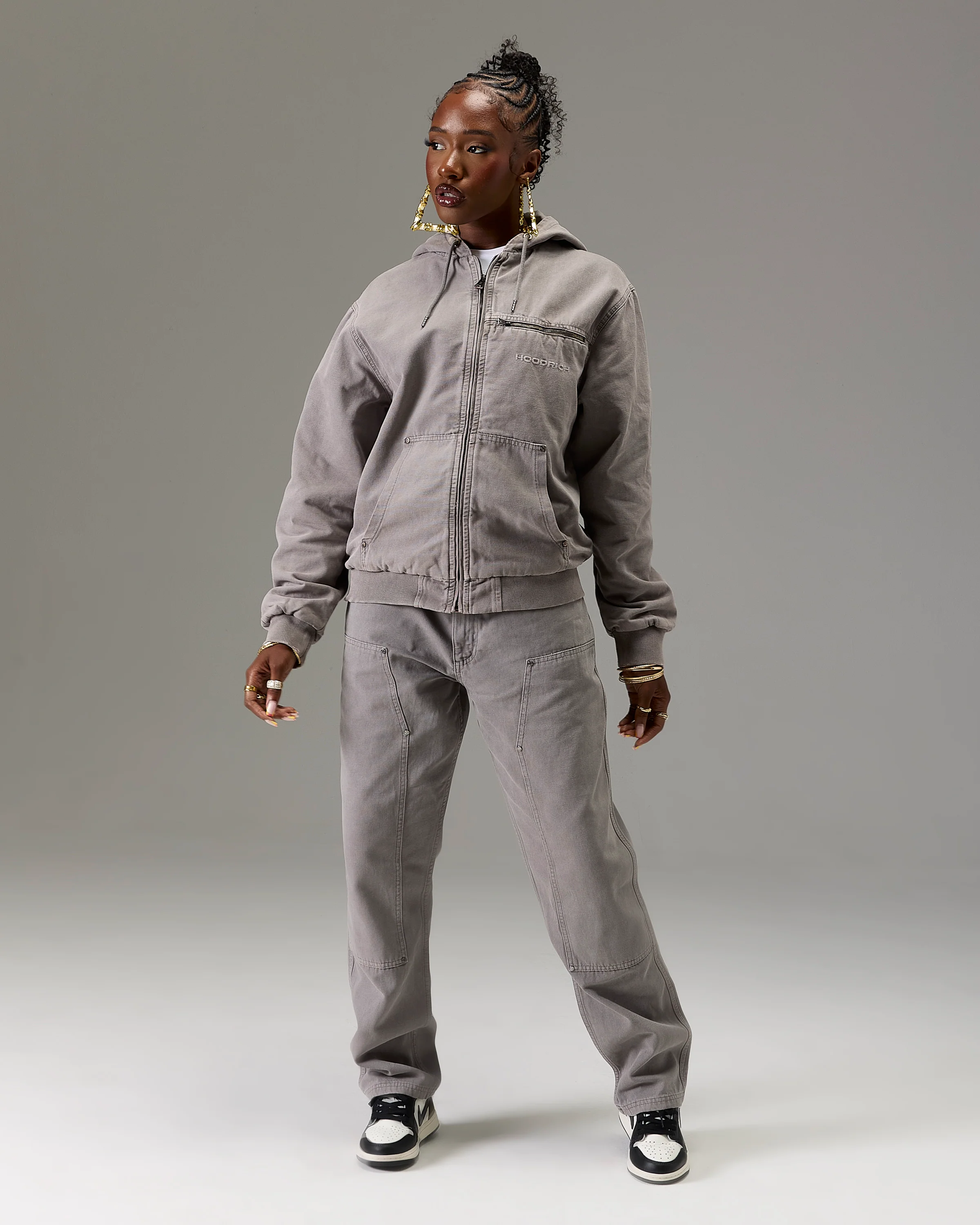 The Winner's Circle Carpenter Canvas Pant - Grey - Image 11