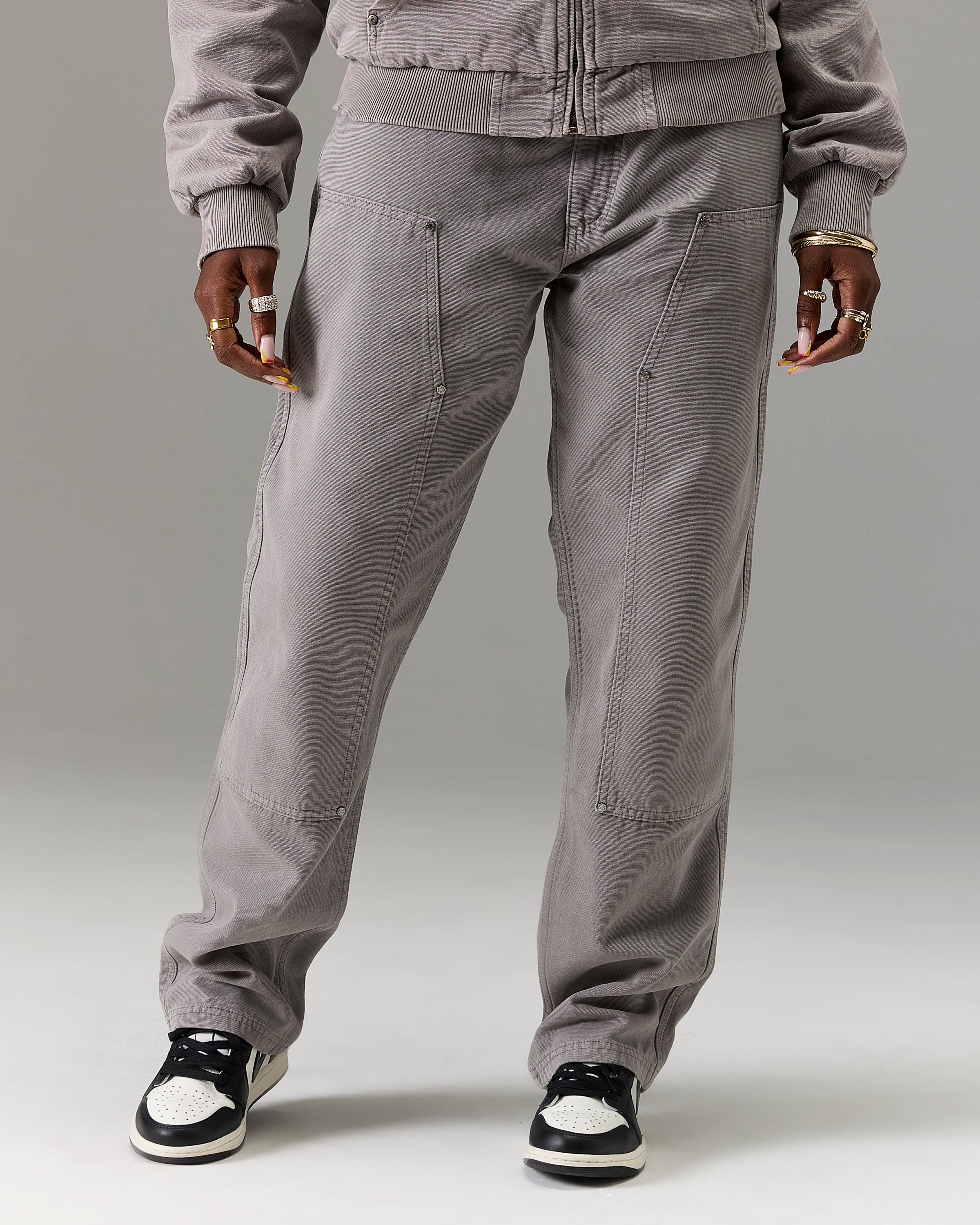 The Winner's Circle Carpenter Canvas Pant - Grey - Image 14