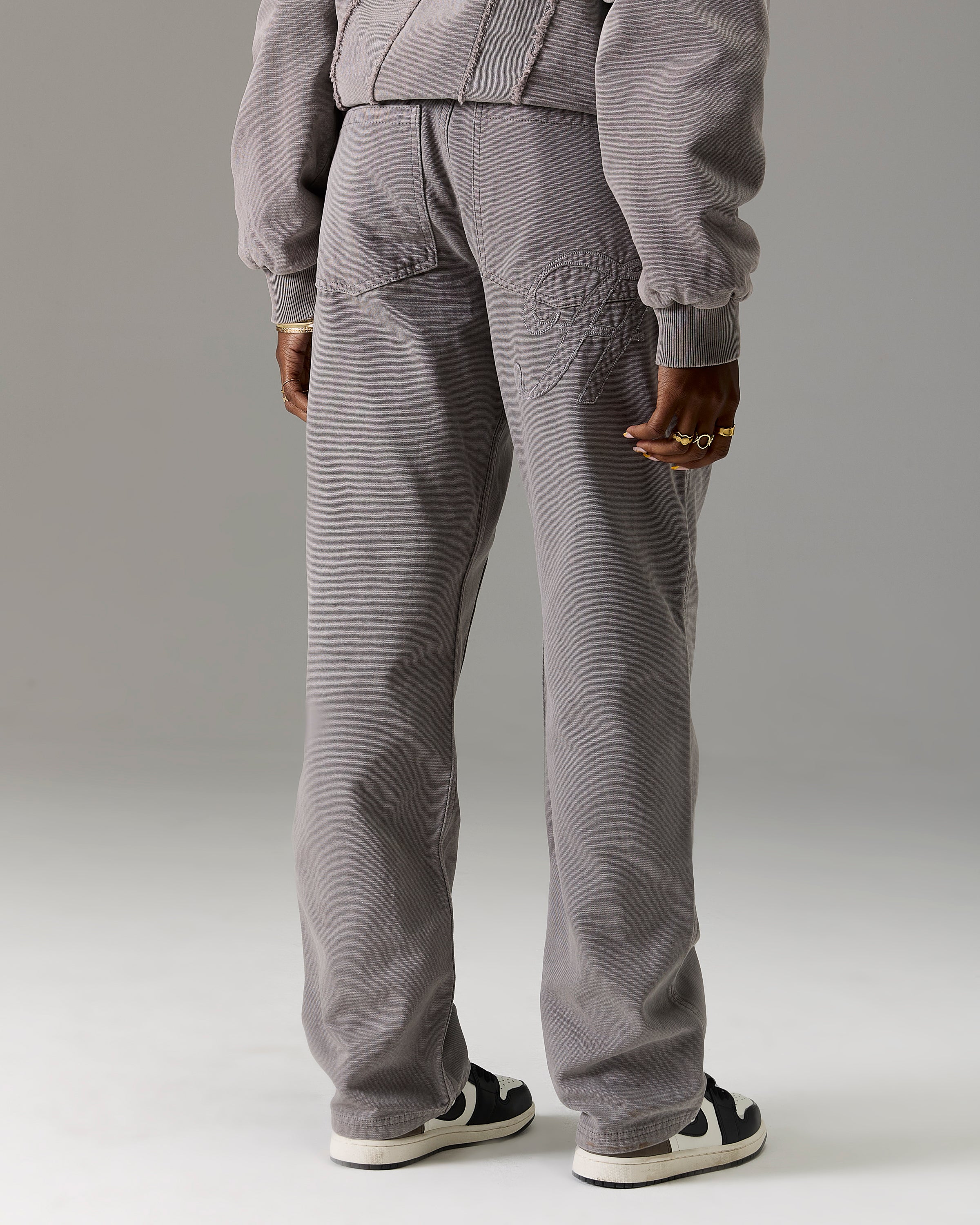 The Winner's Circle Carpenter Canvas Pant - Grey - Image 15