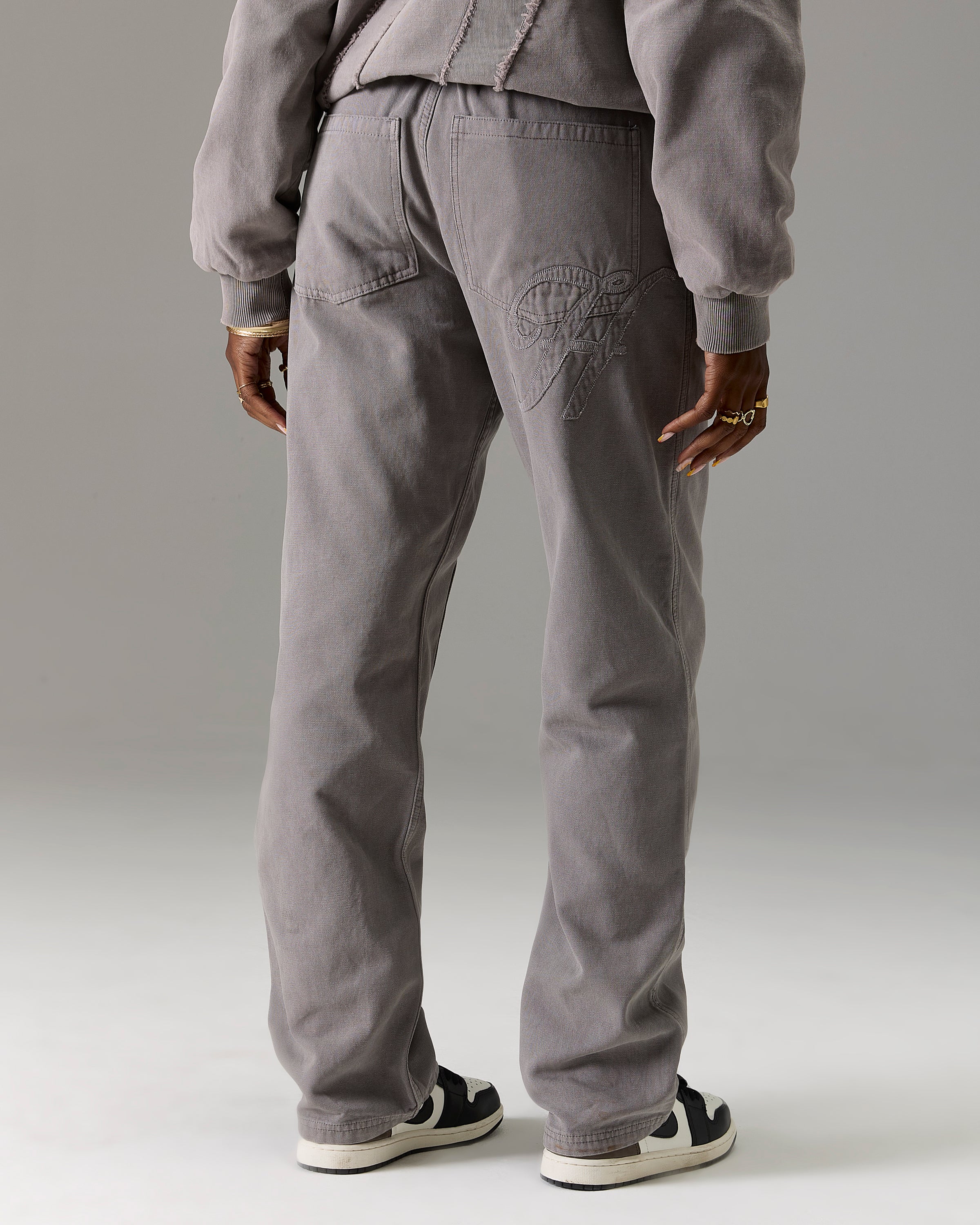 The Winner's Circle Carpenter Canvas Pant - Grey - Image 16
