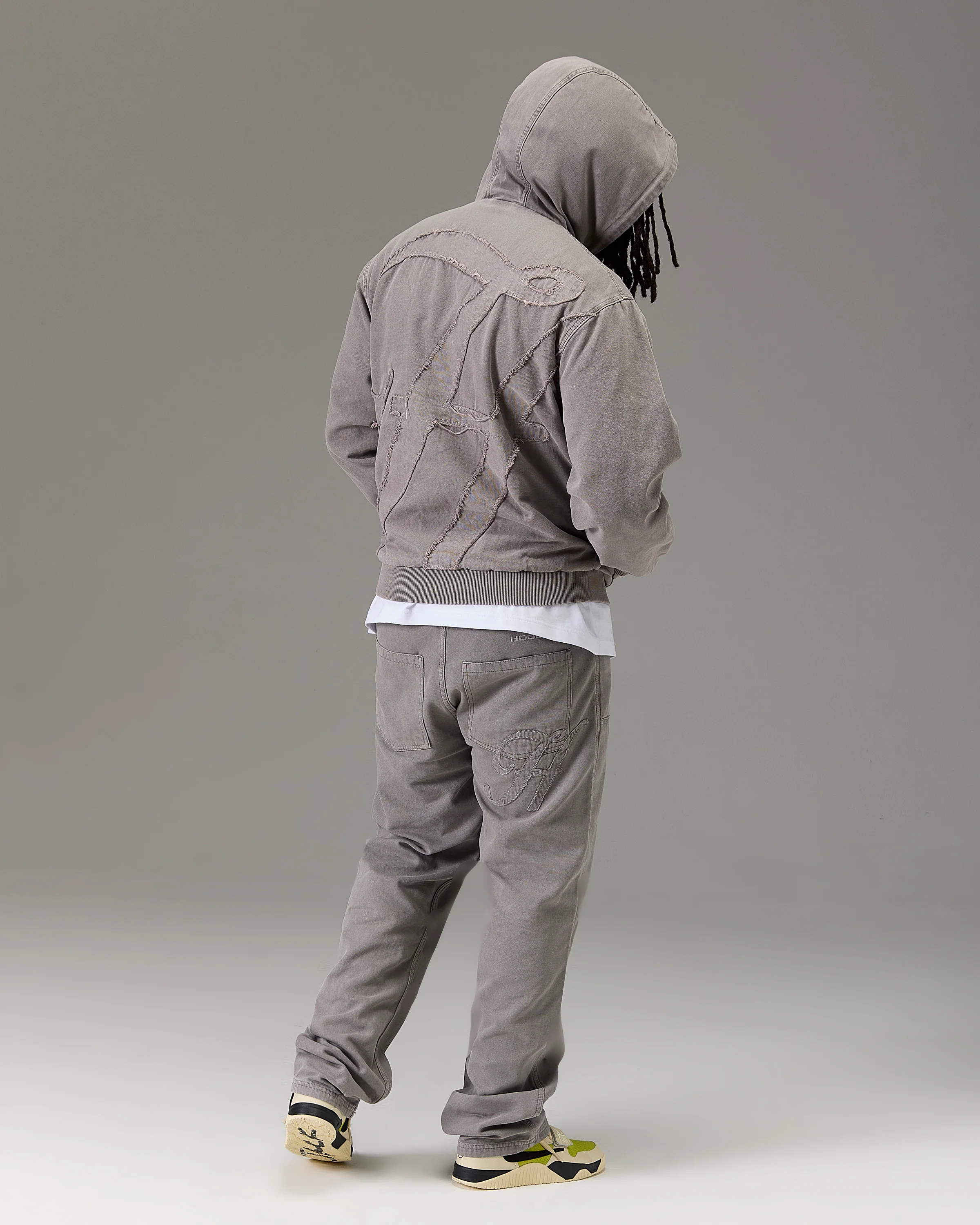 The Winner's Circle Carpenter Canvas Pant - Grey - Image 3
