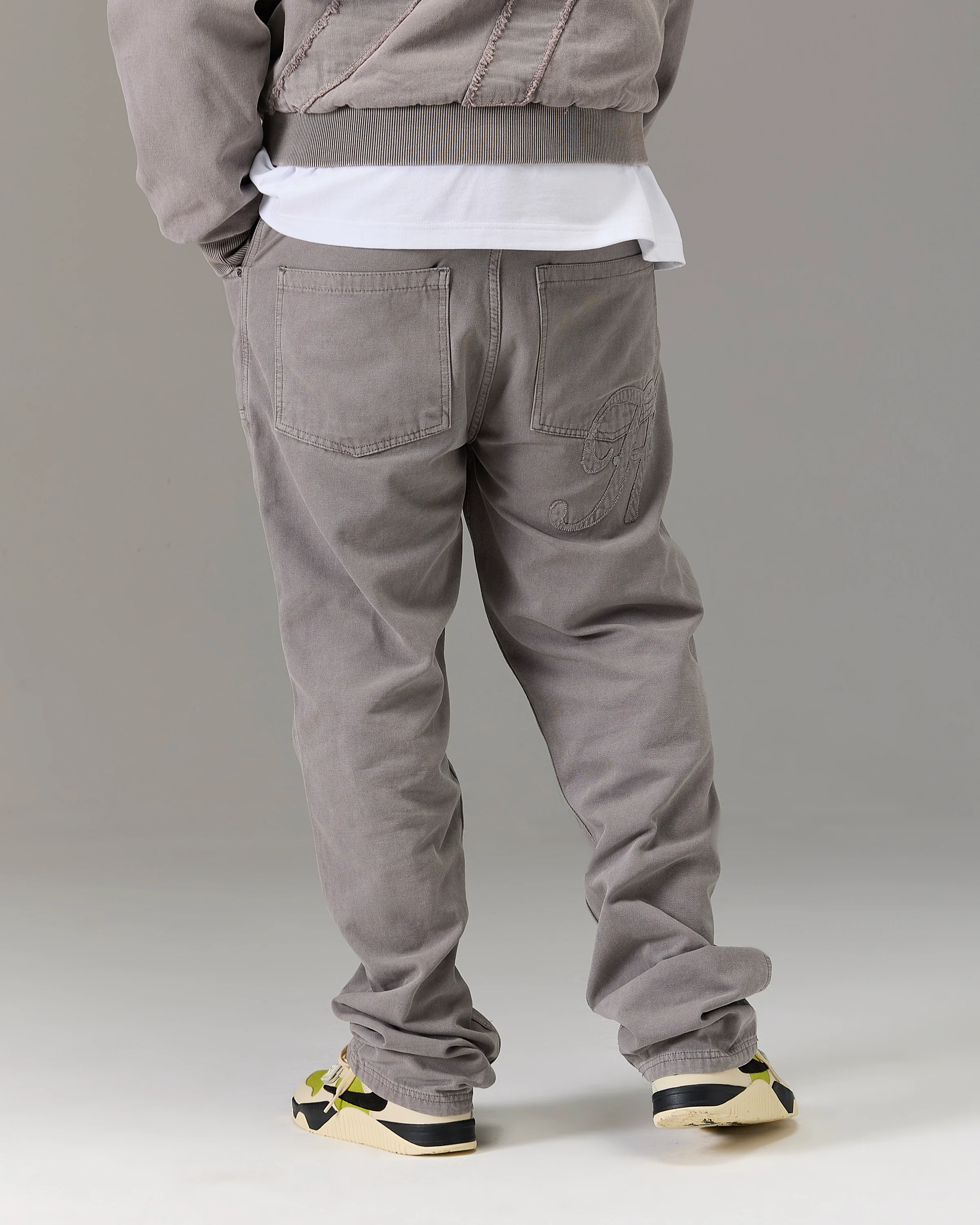 The Winner's Circle Carpenter Canvas Pant - Grey - Image 5