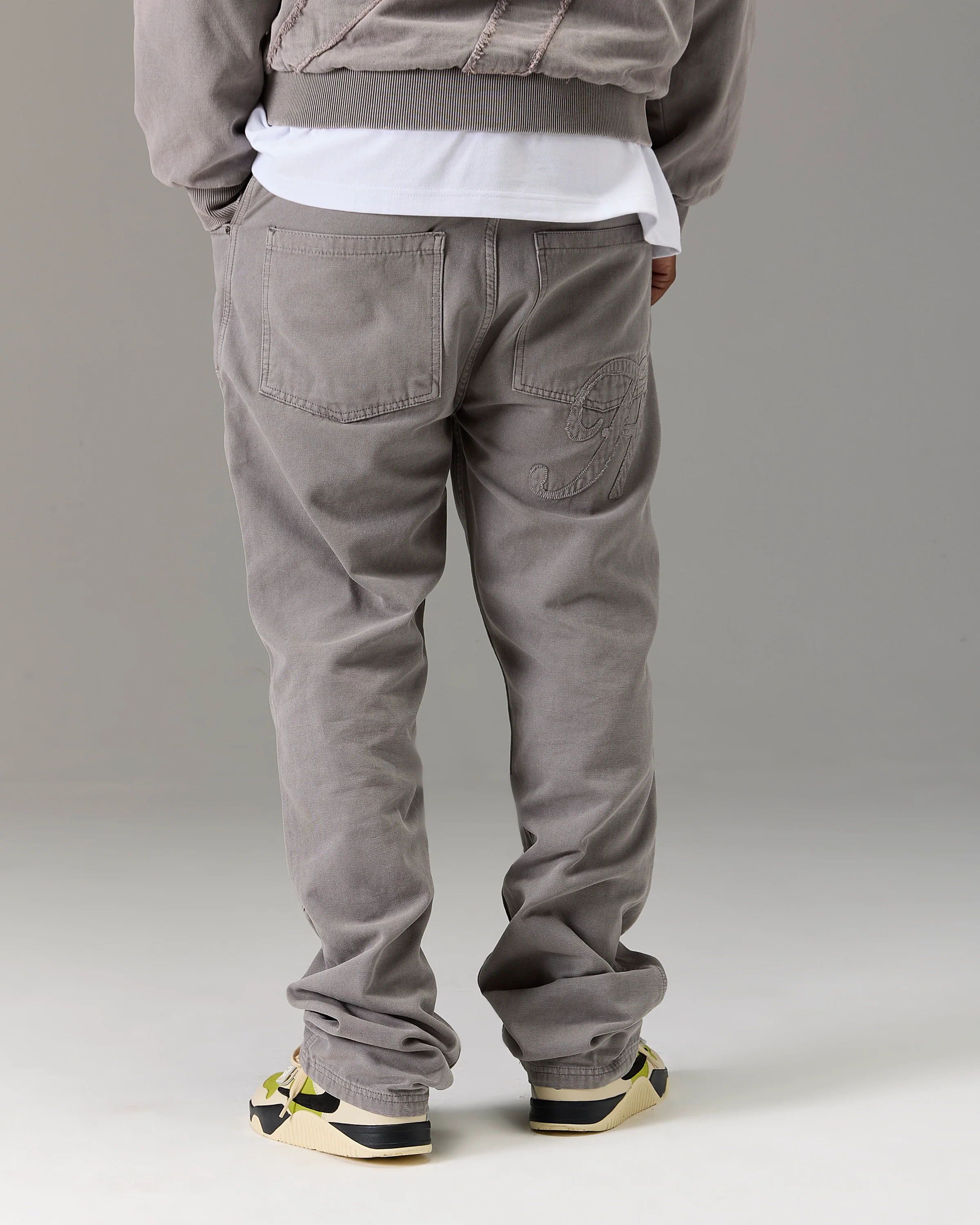 The Winner's Circle Carpenter Canvas Pant - Grey - Image 6