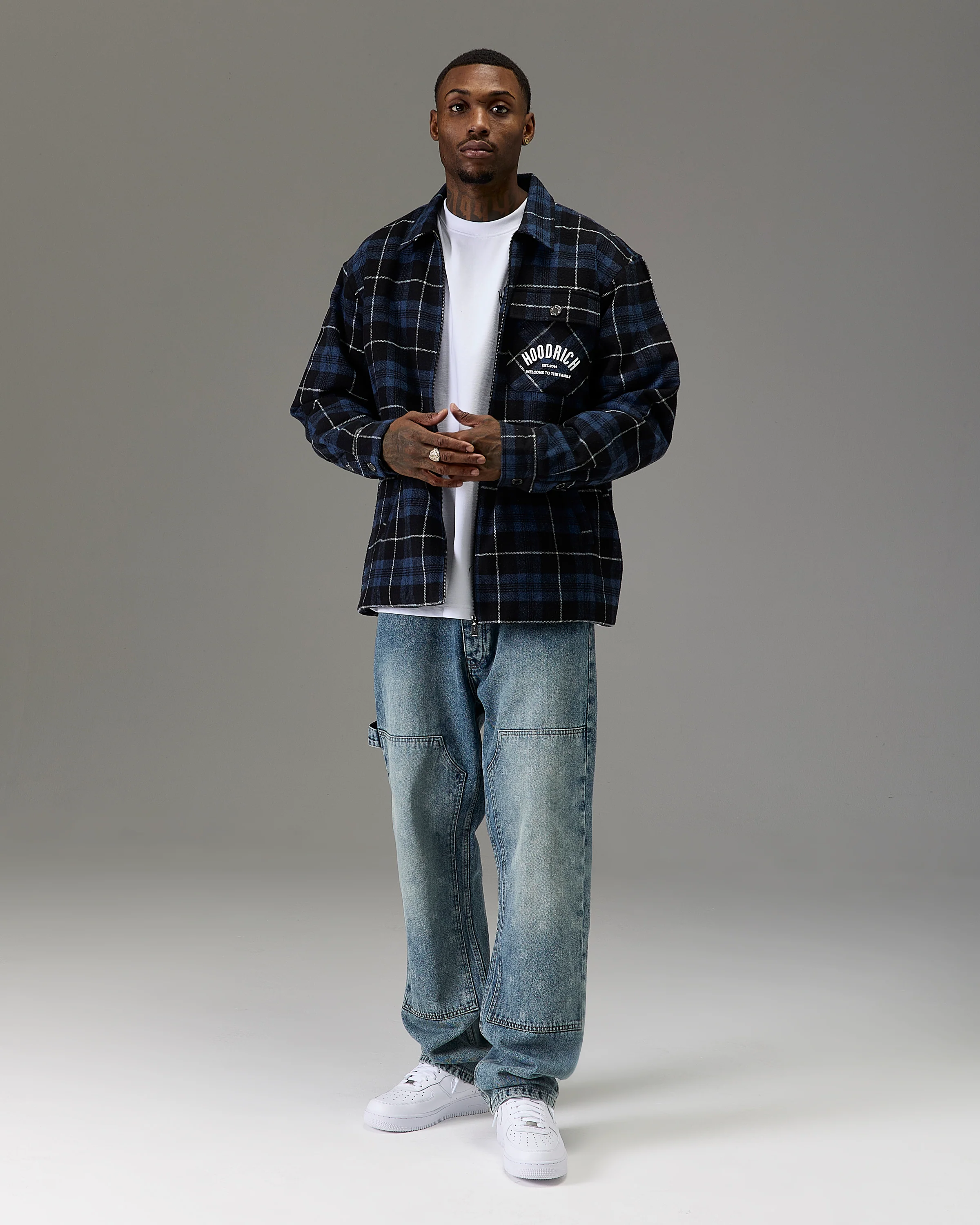 The Winner's Circle Checked Shirt - Blue/Grey - Image 7