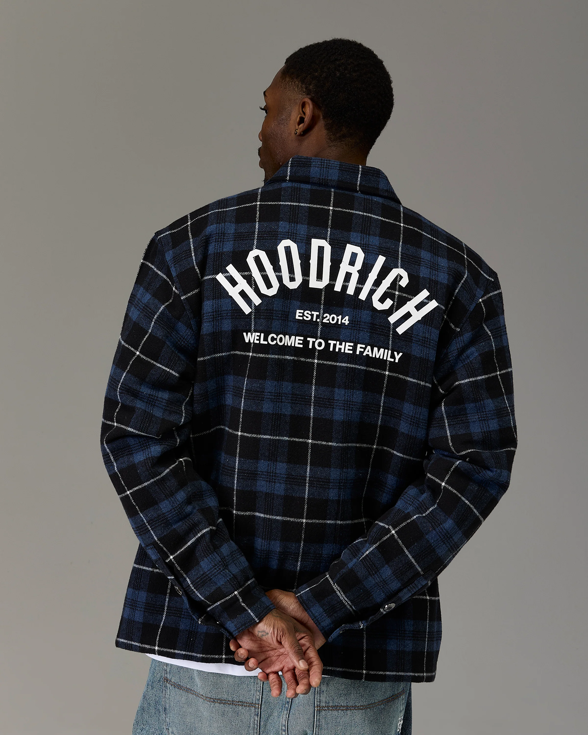 The Winner's Circle Checked Shirt - Blue/Grey - Image 8