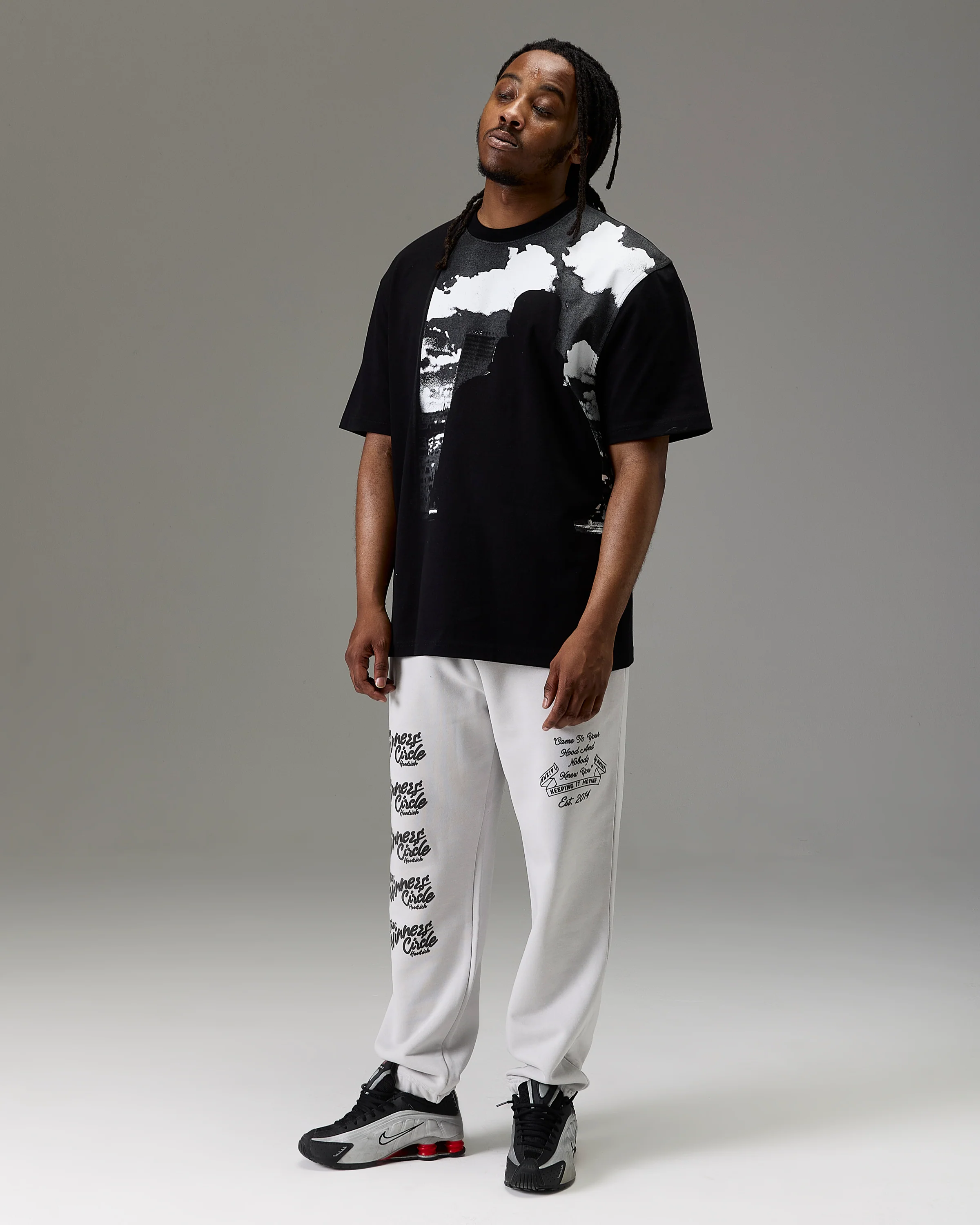 The Winner's Circle Oversized T-Shirt - Black/White - Image 7