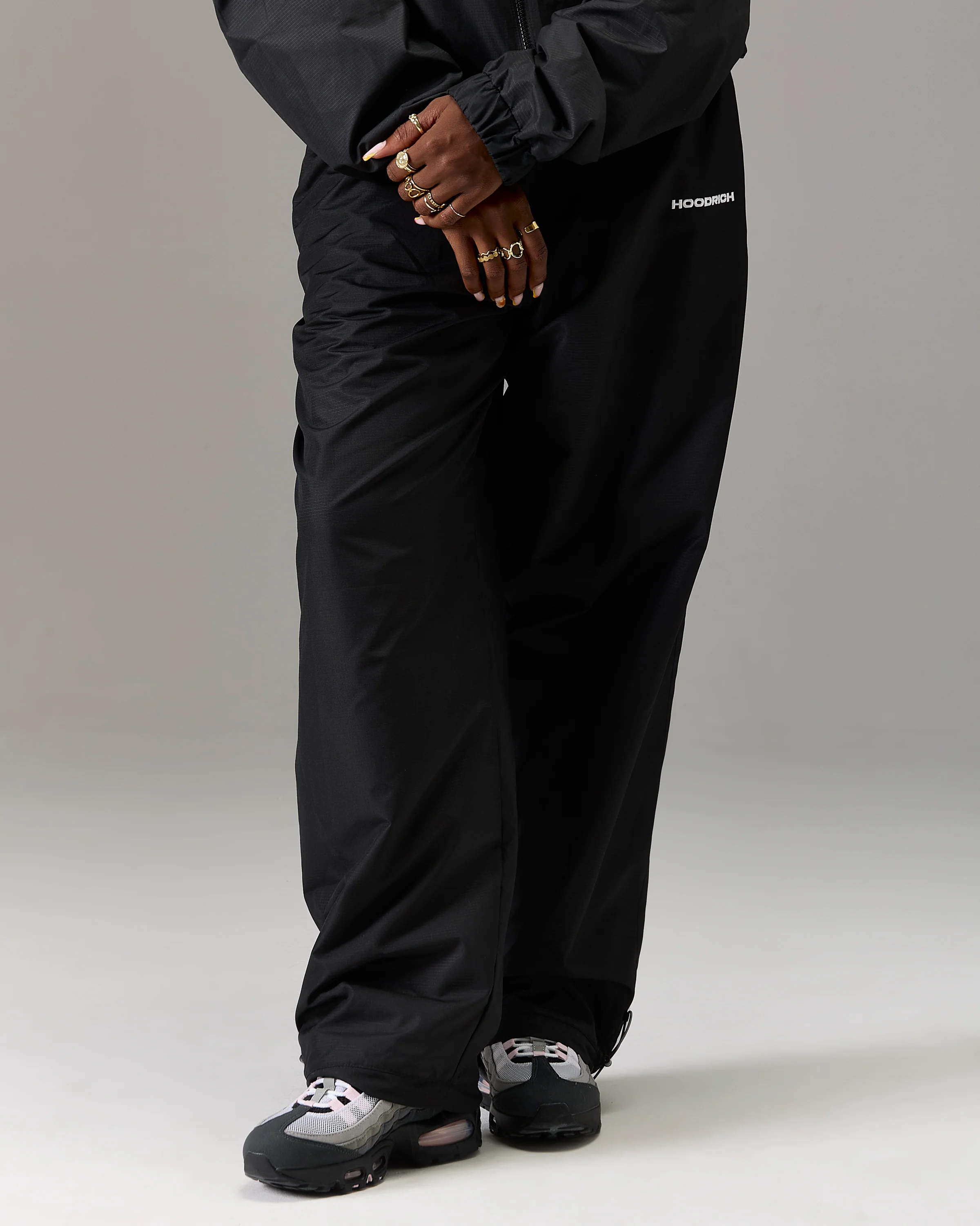 The Winner's Circle Ripstop Woven Pant - Black/White - Image 12