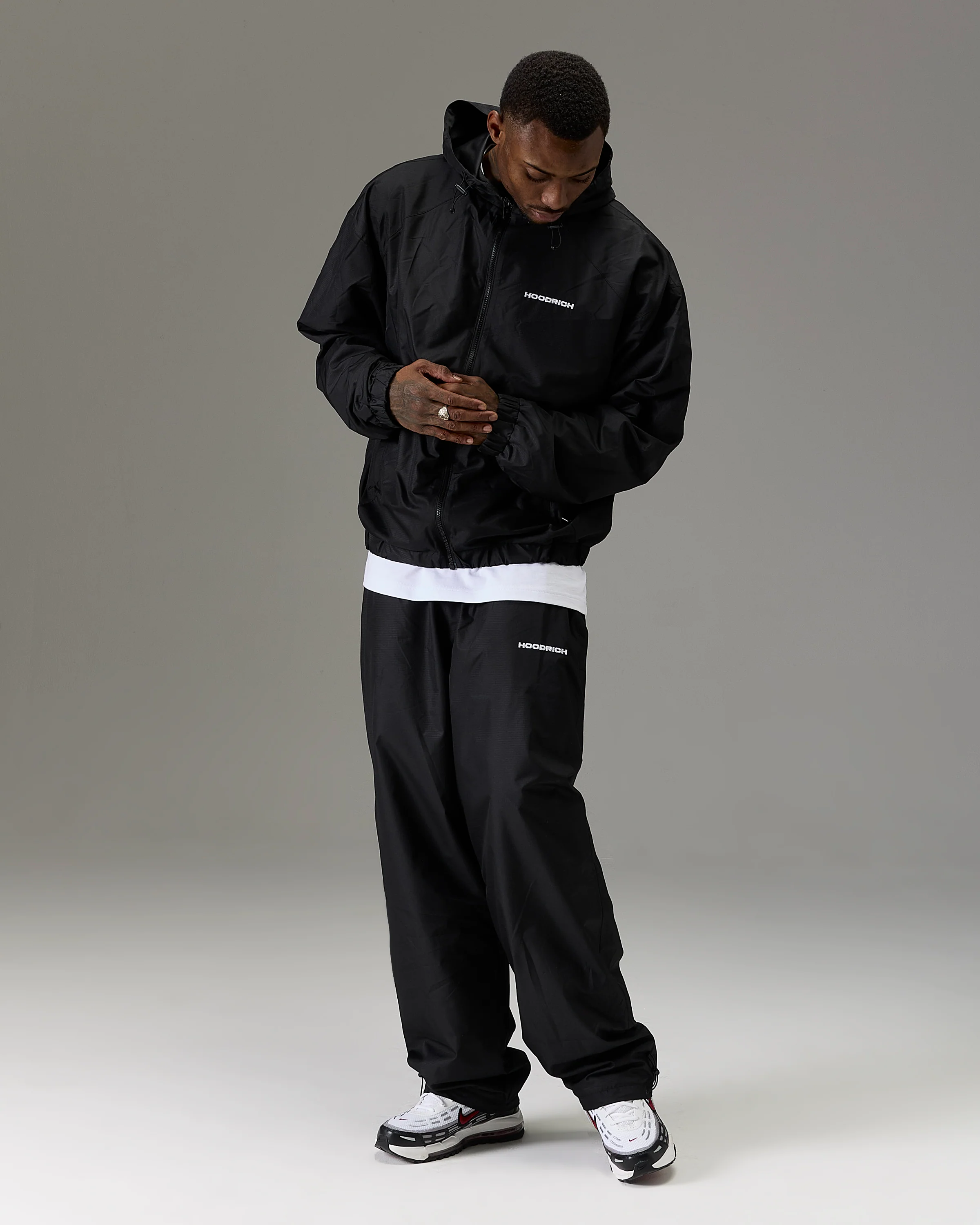 The Winner's Circle Ripstop Woven Pant - Black/White - Image 4