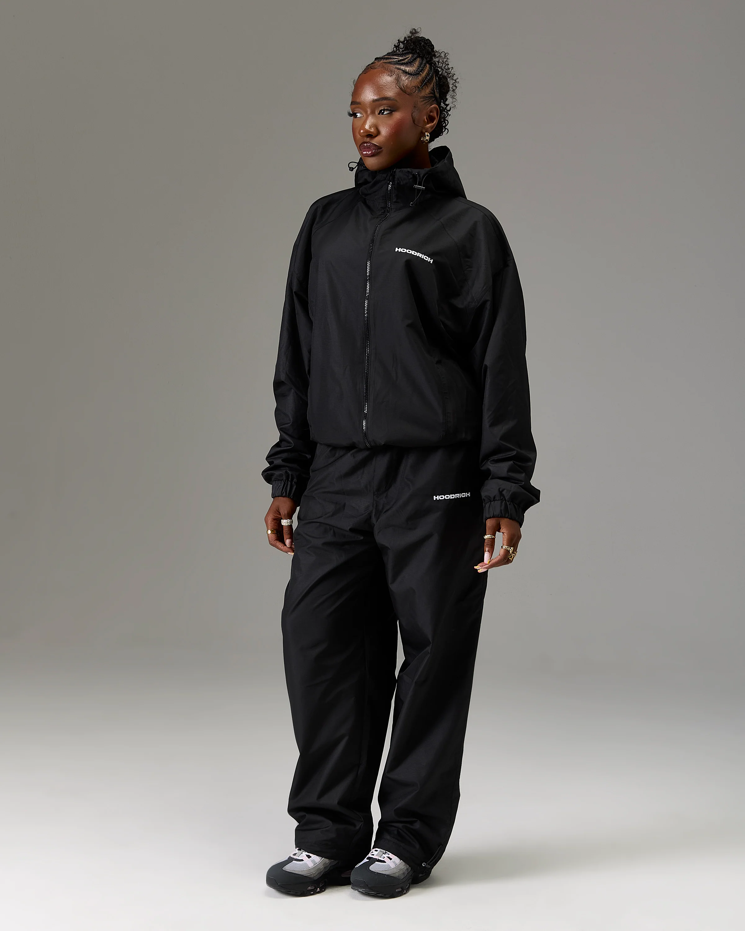 The Winner's Circle Ripstop Woven Pant - Black/White - Image 8