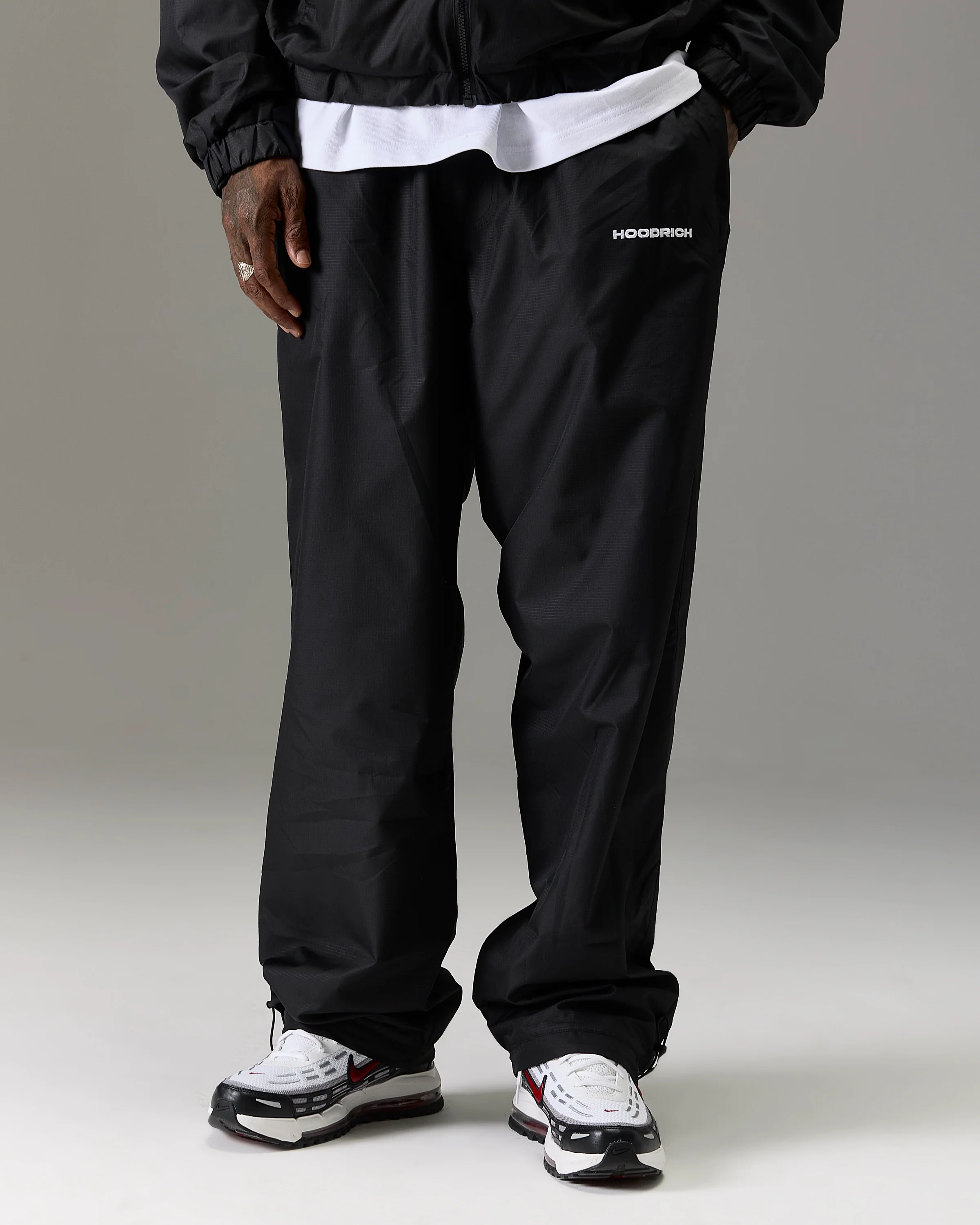 The Winner's Circle Ripstop Woven Pant - Black/White - Image 9
