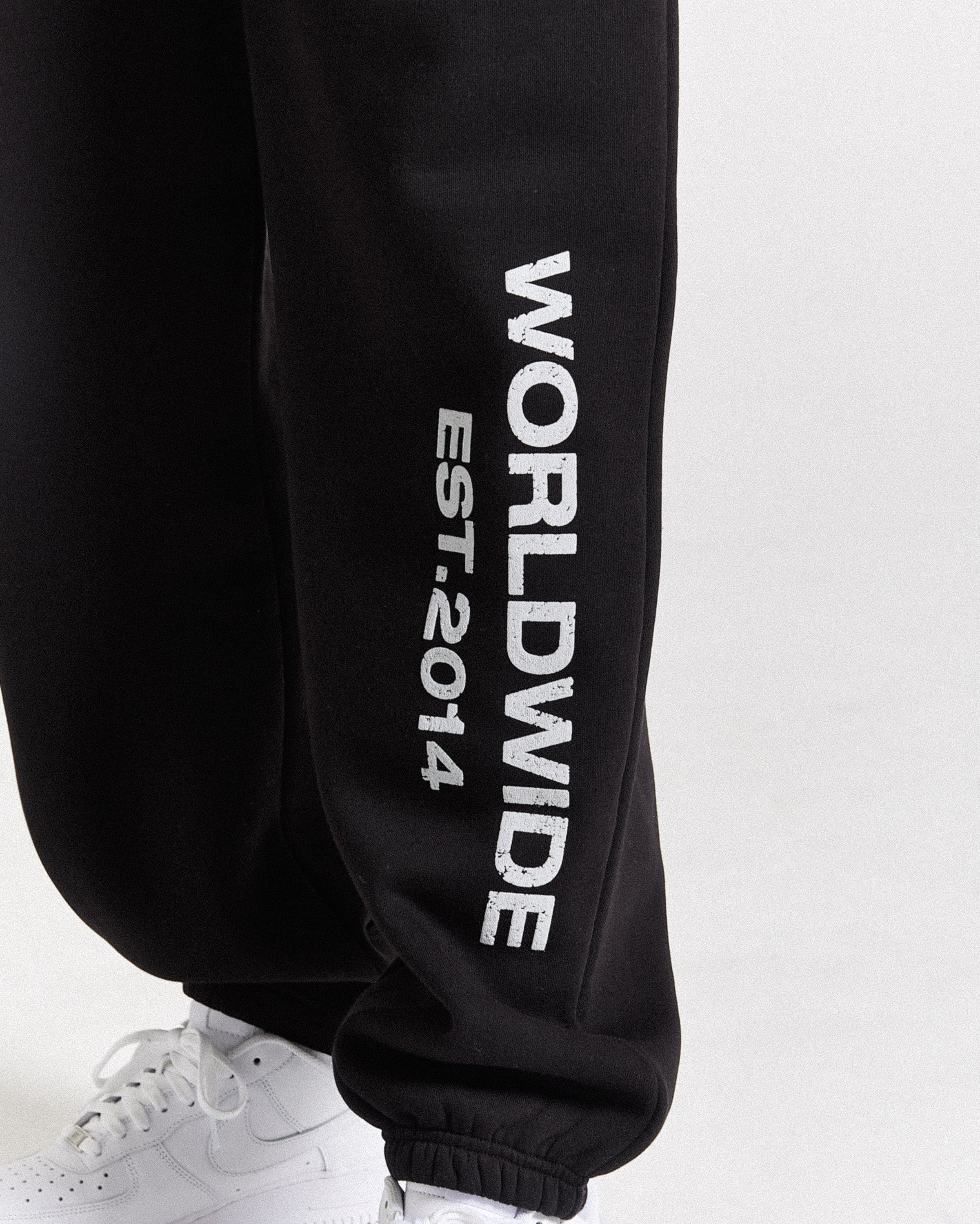 Vertigo Oversized Joggers - Black/Grey/Pink - Image 5