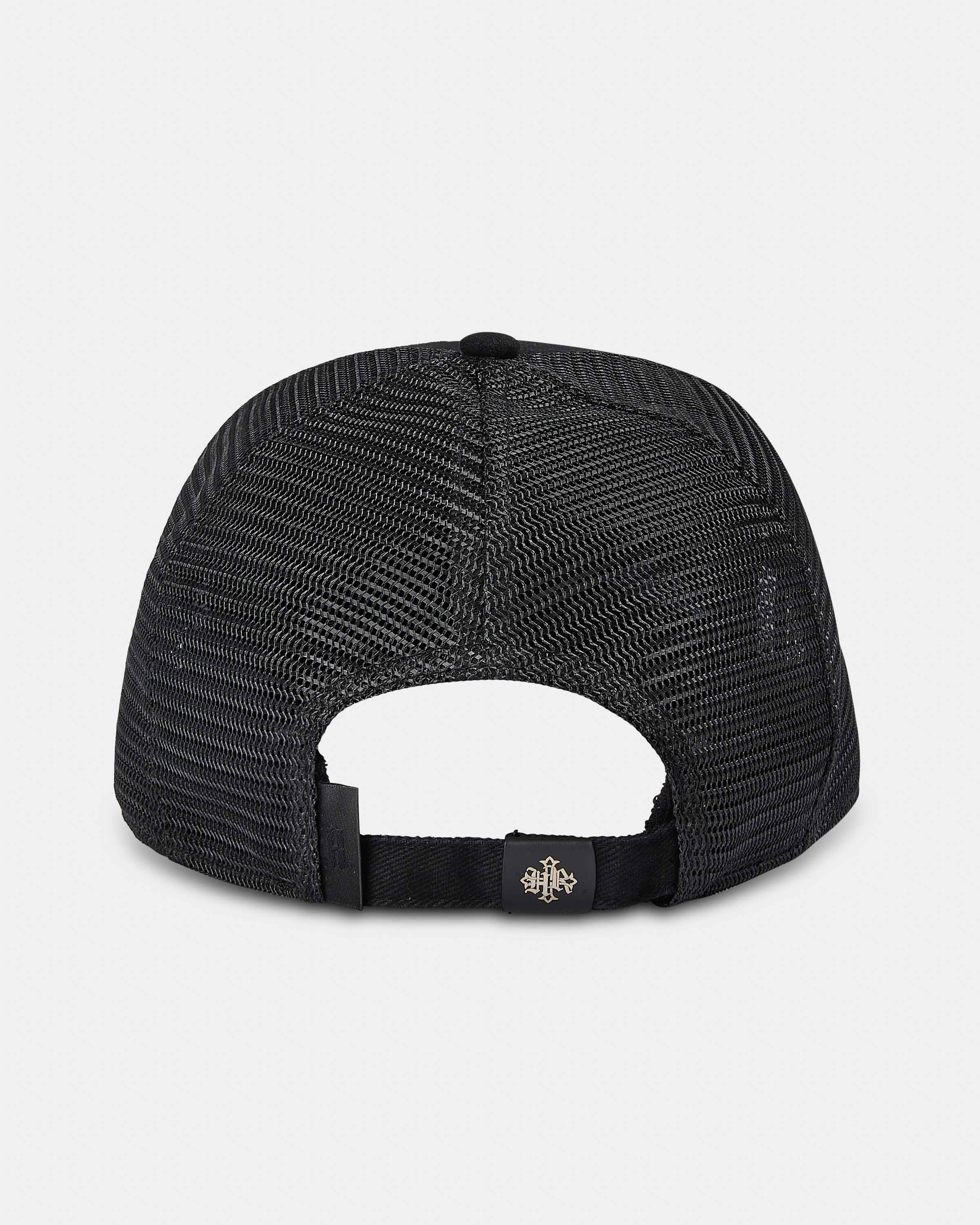 Virtux 5 Panel Trucker Cap - Black/White - Image 11